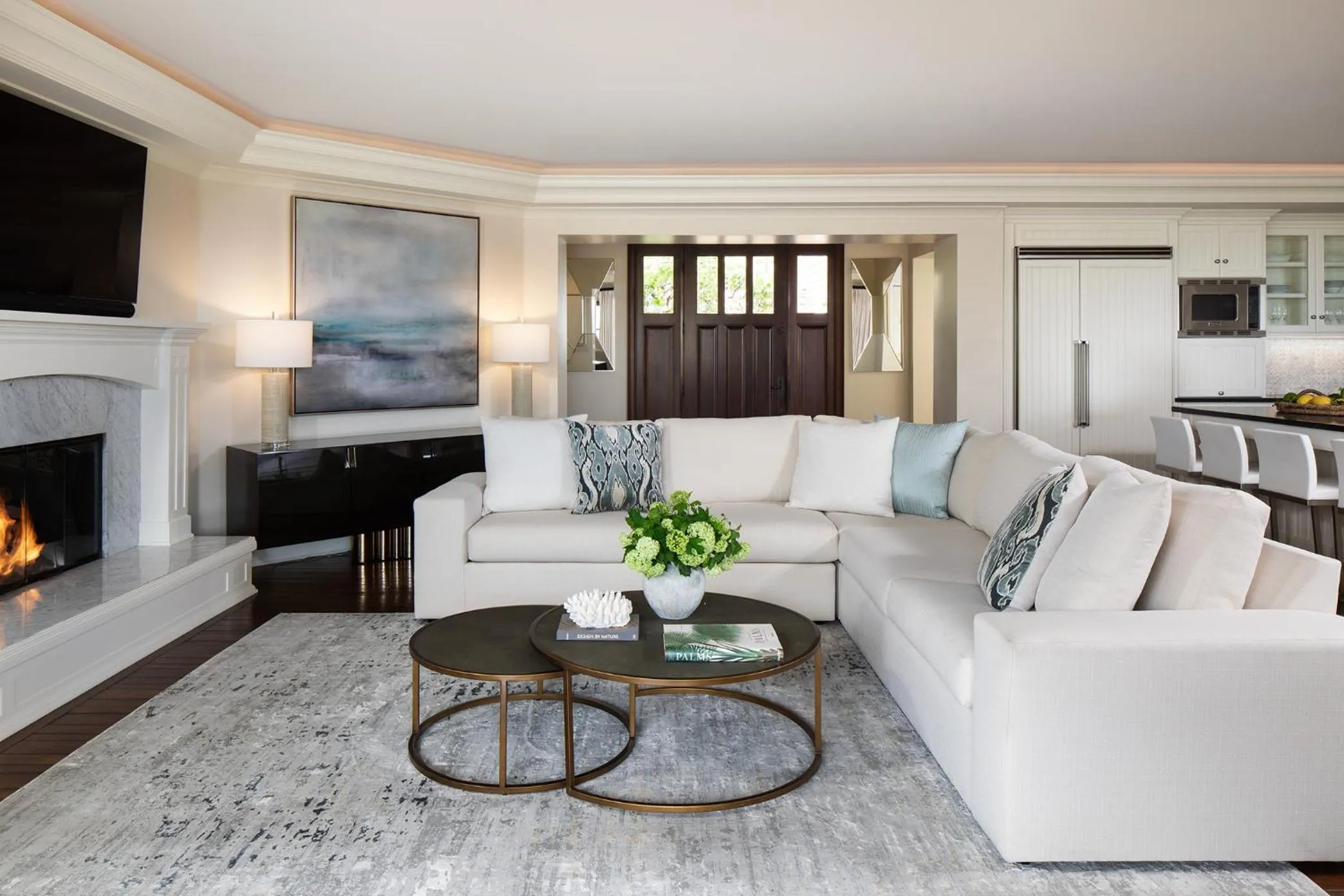 Living room in Montage Laguna Beach