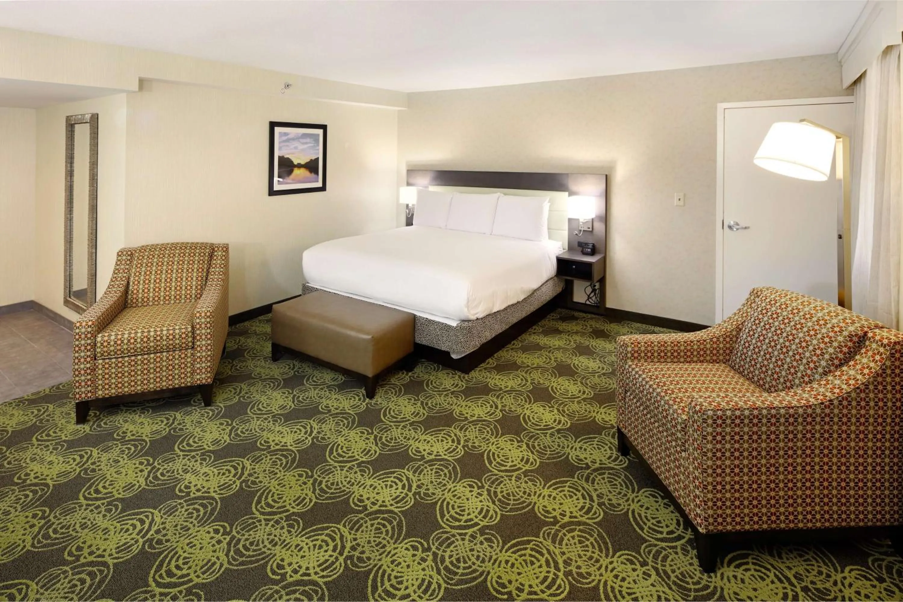 Bed in Hilton Garden Inn Reagan National Airport