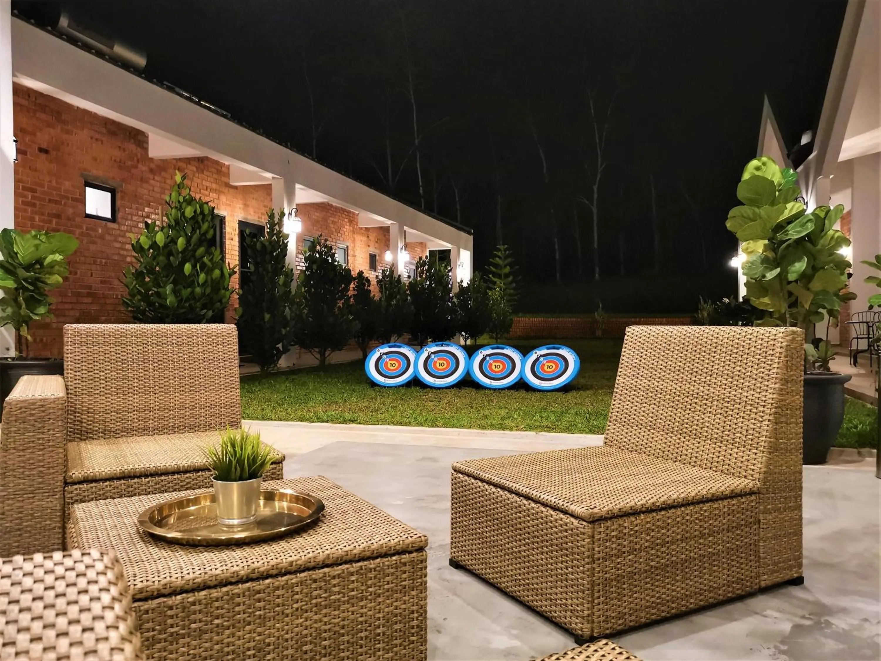 Patio in The Rubber Escape, Melaka