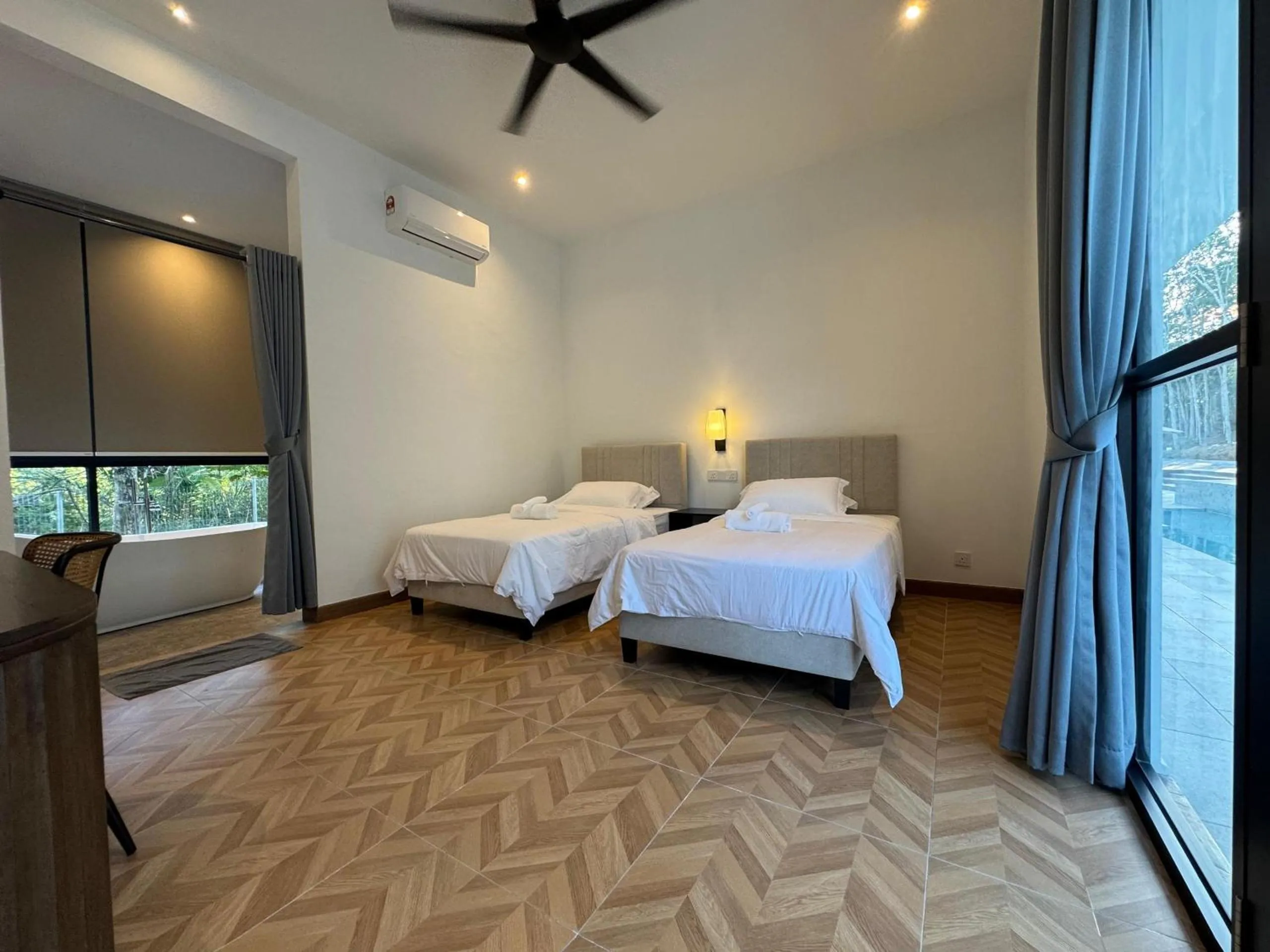 Bed in The Rubber Escape, Melaka