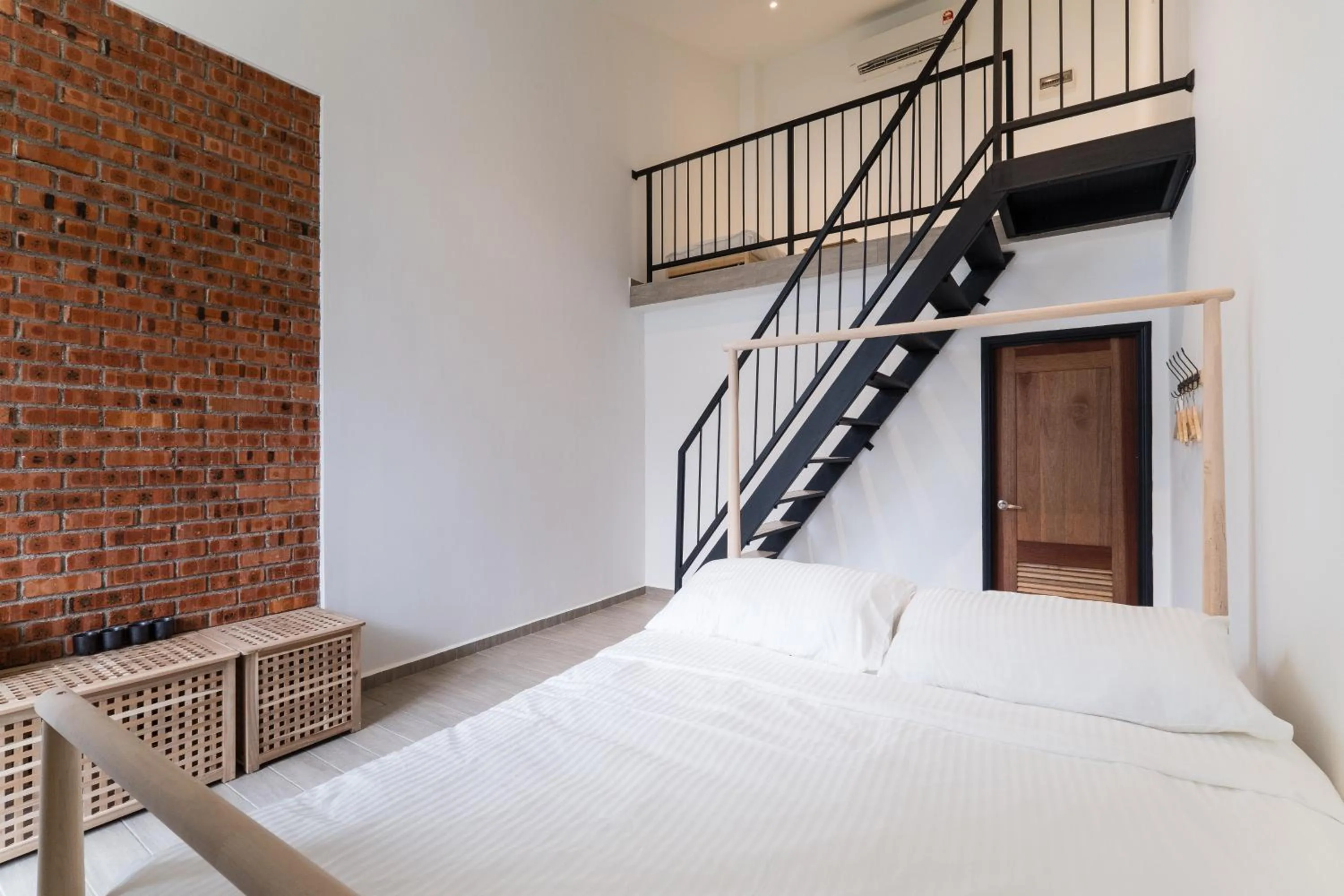 Bed in The Rubber Escape, Melaka