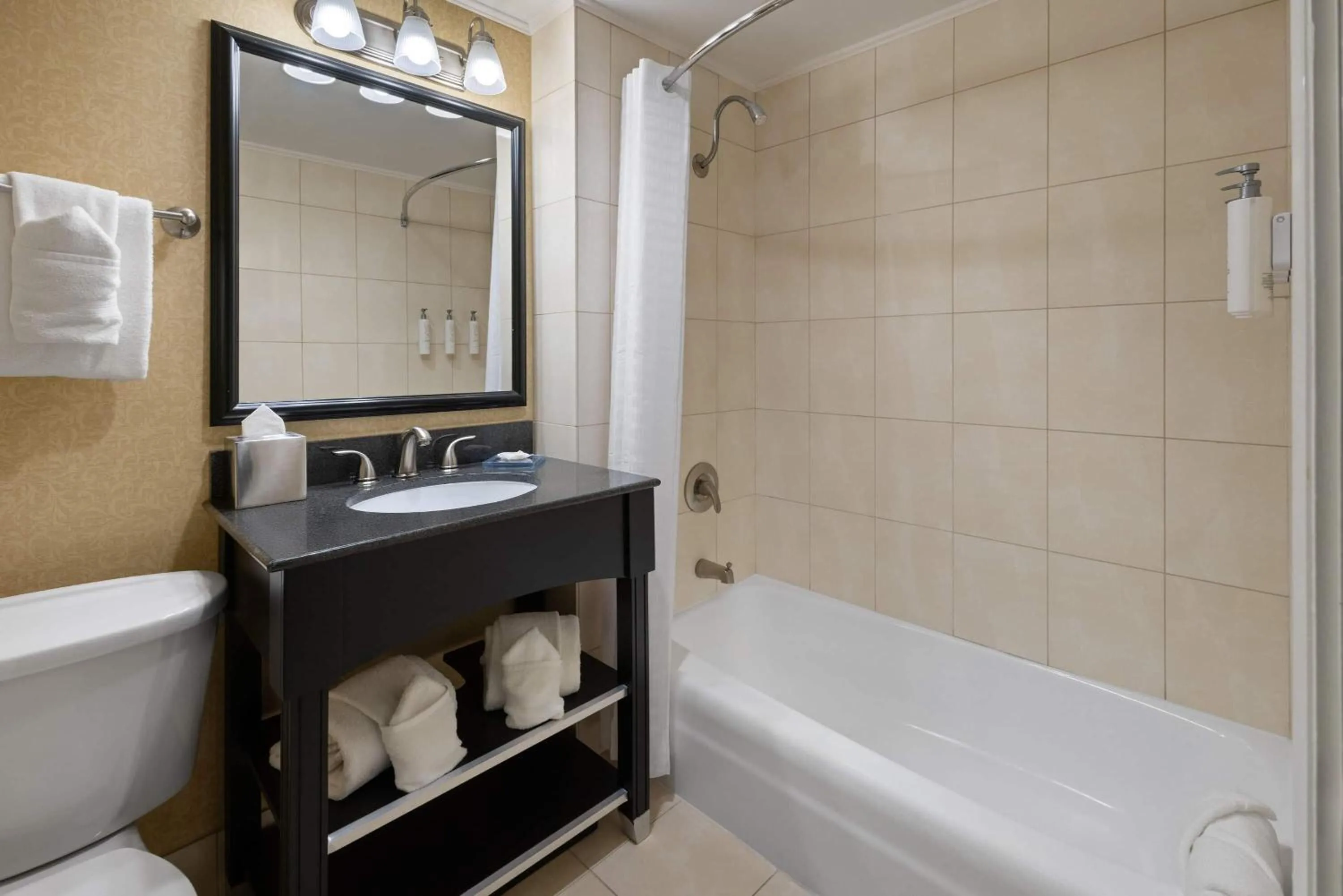 Bathroom in Penn Harris Hotel Harrisburg, Trademark by Wyndham