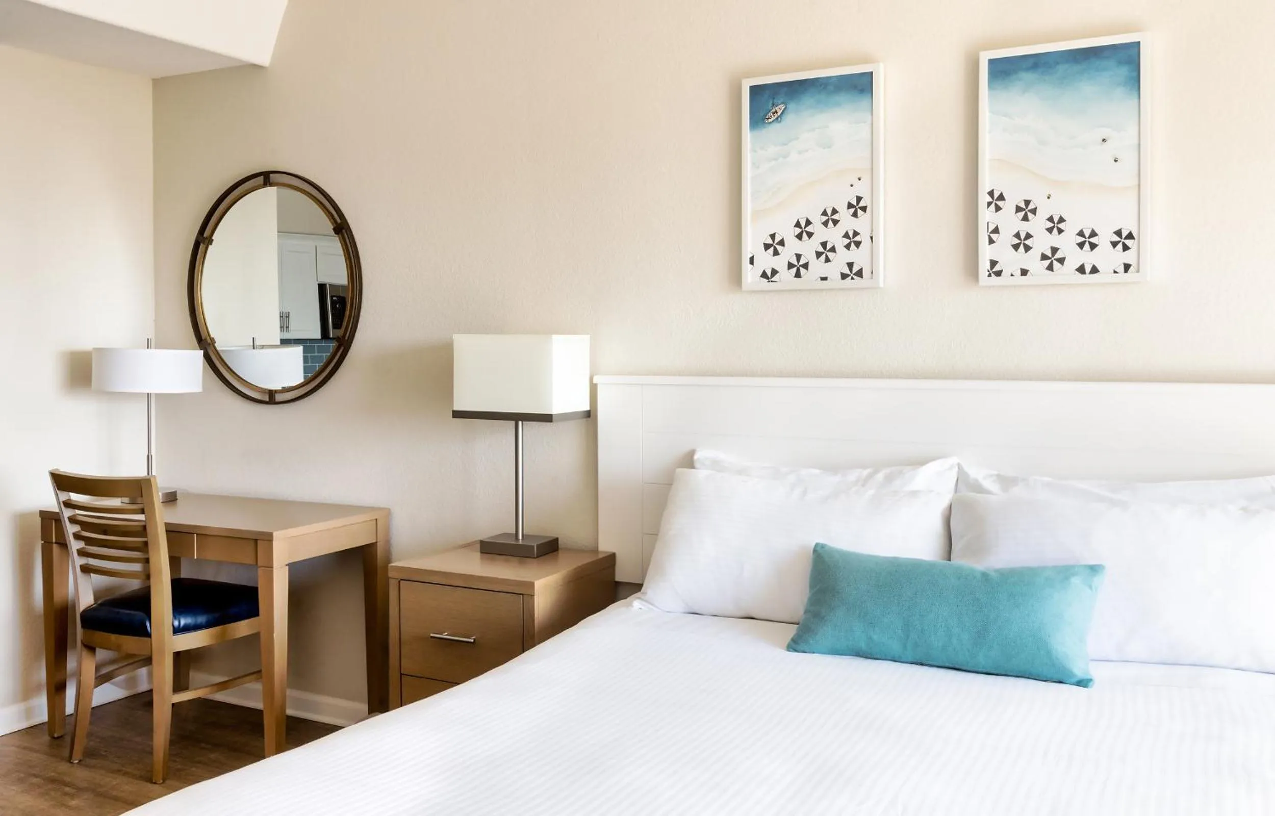 Bed in Seascape Beach Resort