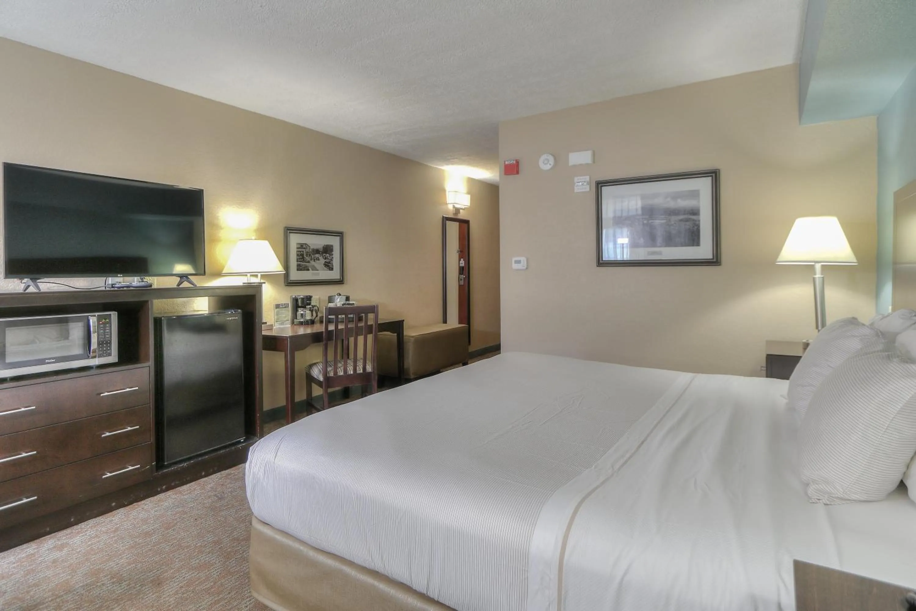 Bed in Greystone Lodge on the River