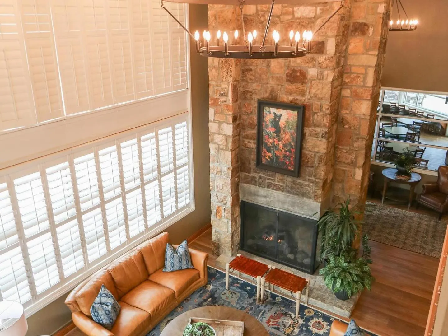 Lobby or reception in Greystone Lodge on the River