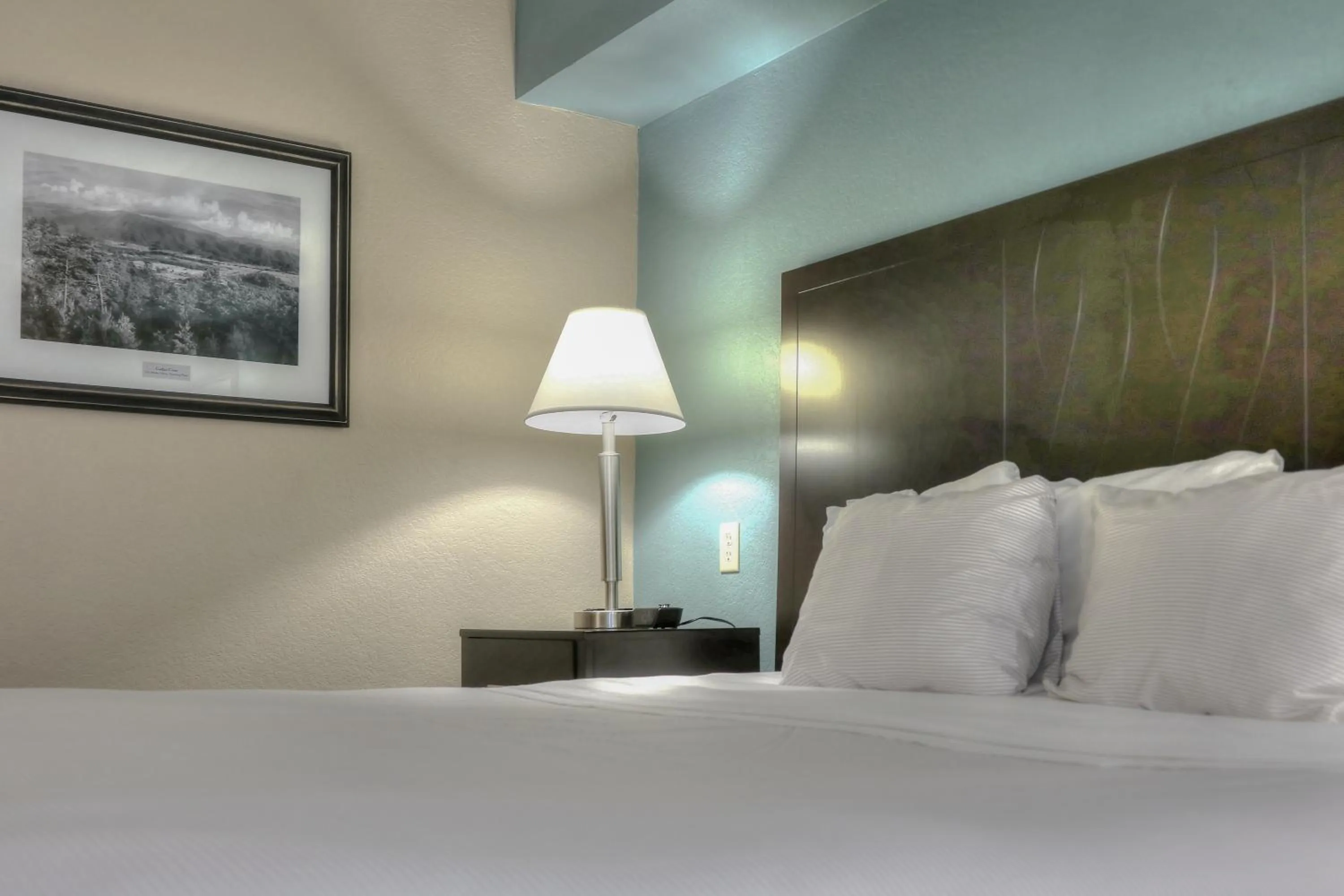 Bed in Greystone Lodge on the River