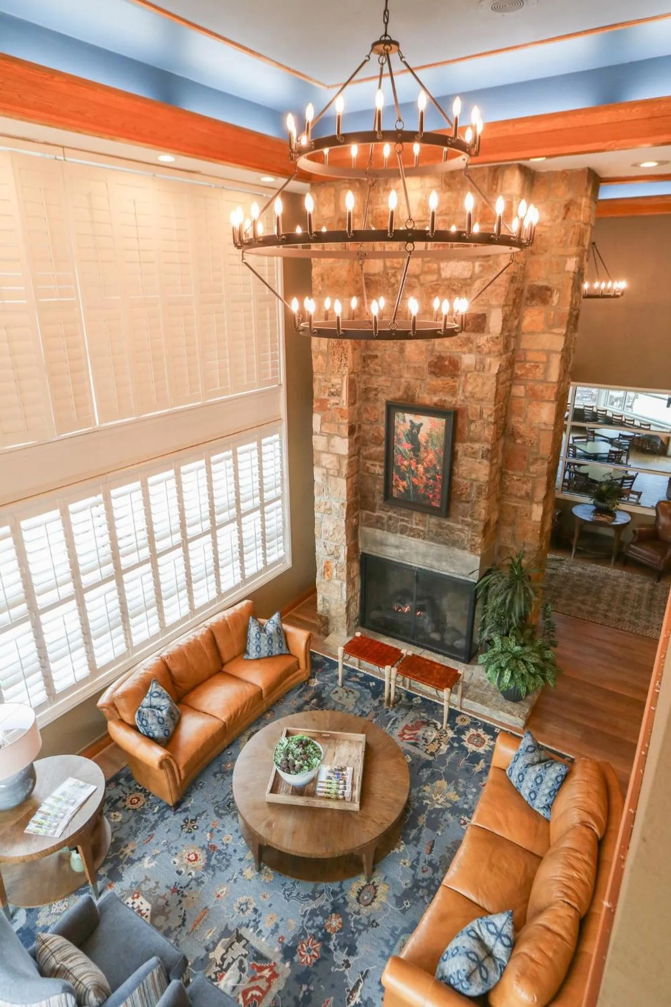 Lobby or reception in Greystone Lodge on the River