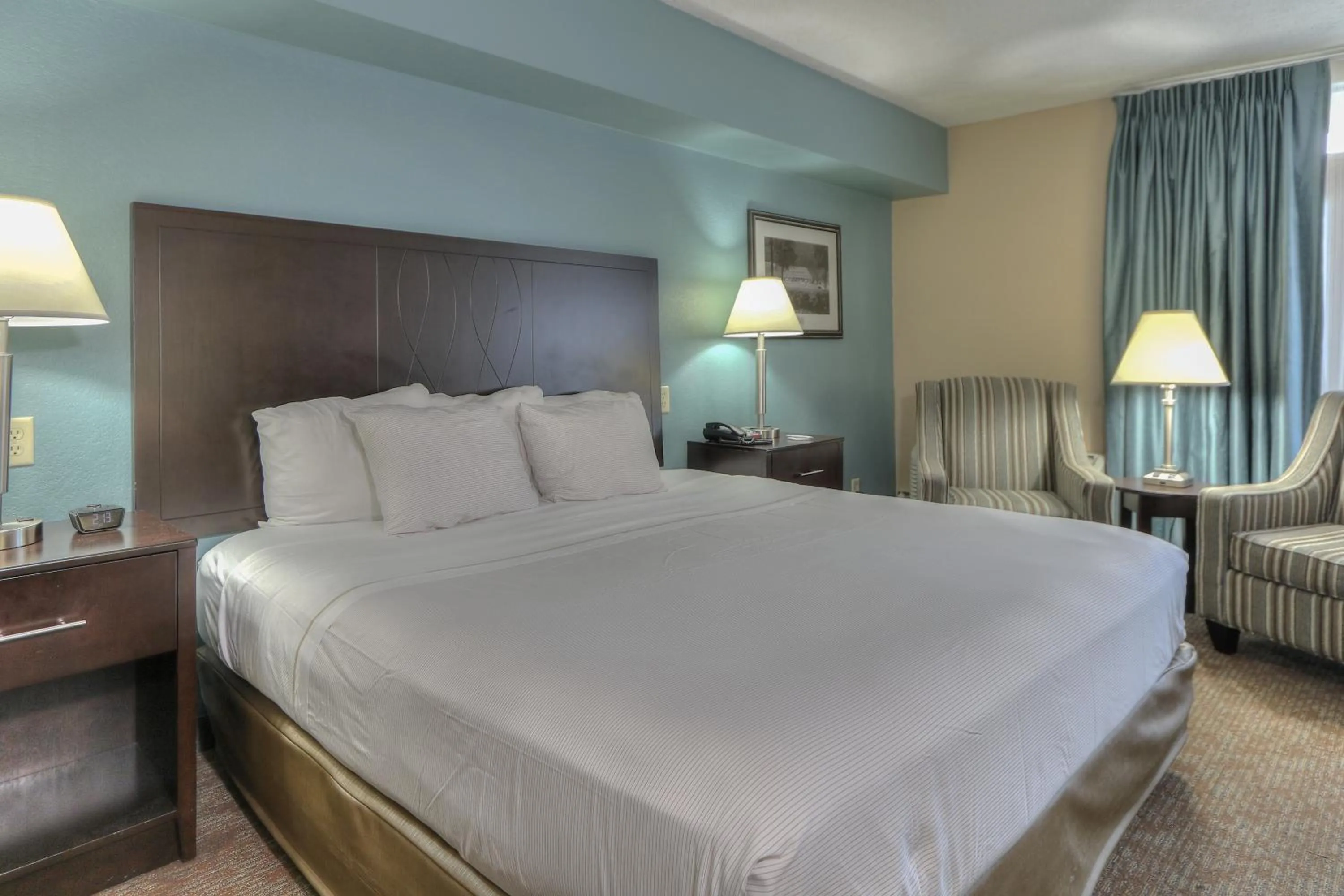 Bed in Greystone Lodge on the River