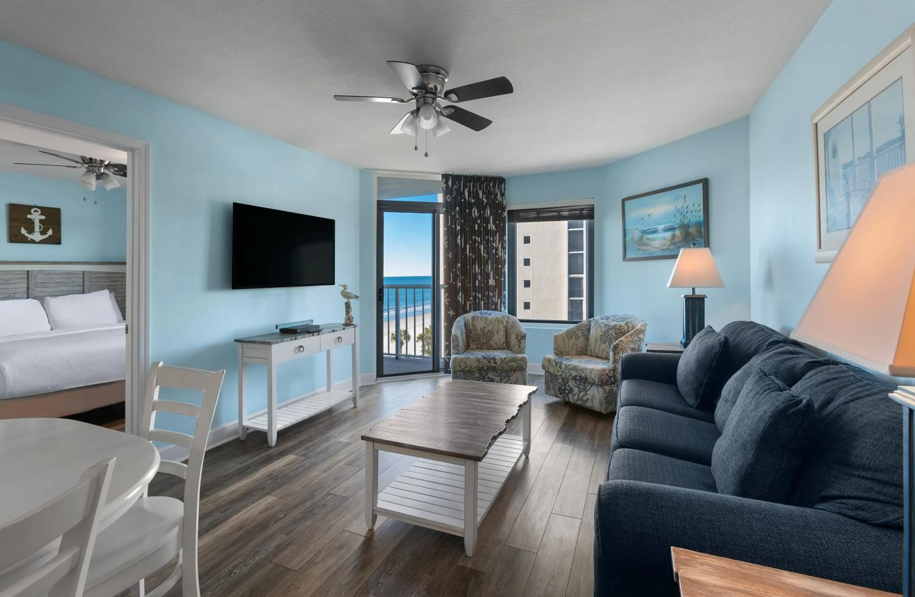 Living room, Bed in Sea Watch Resort