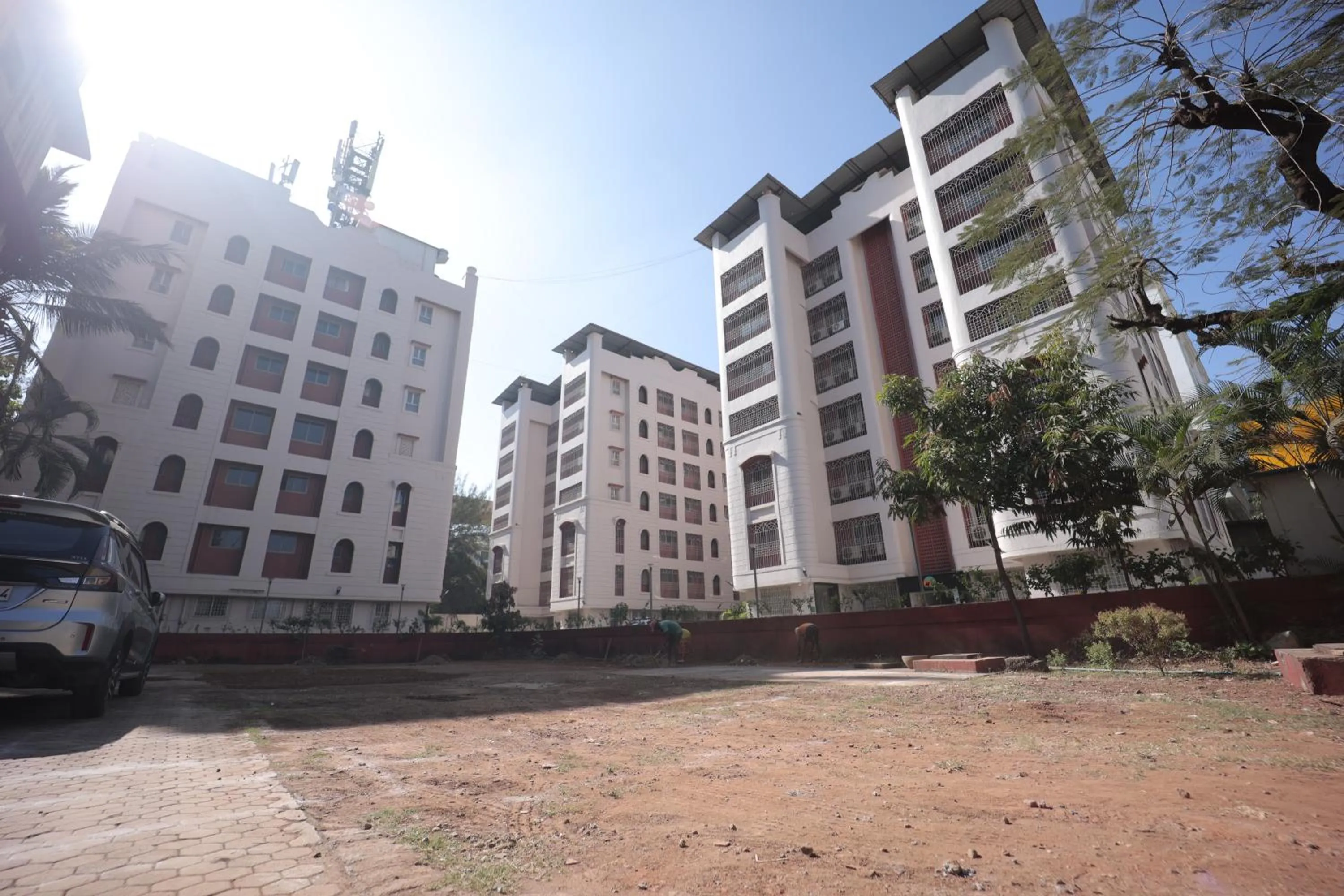 Parking in The Byke Studio Pure Veg Apartment, Thane