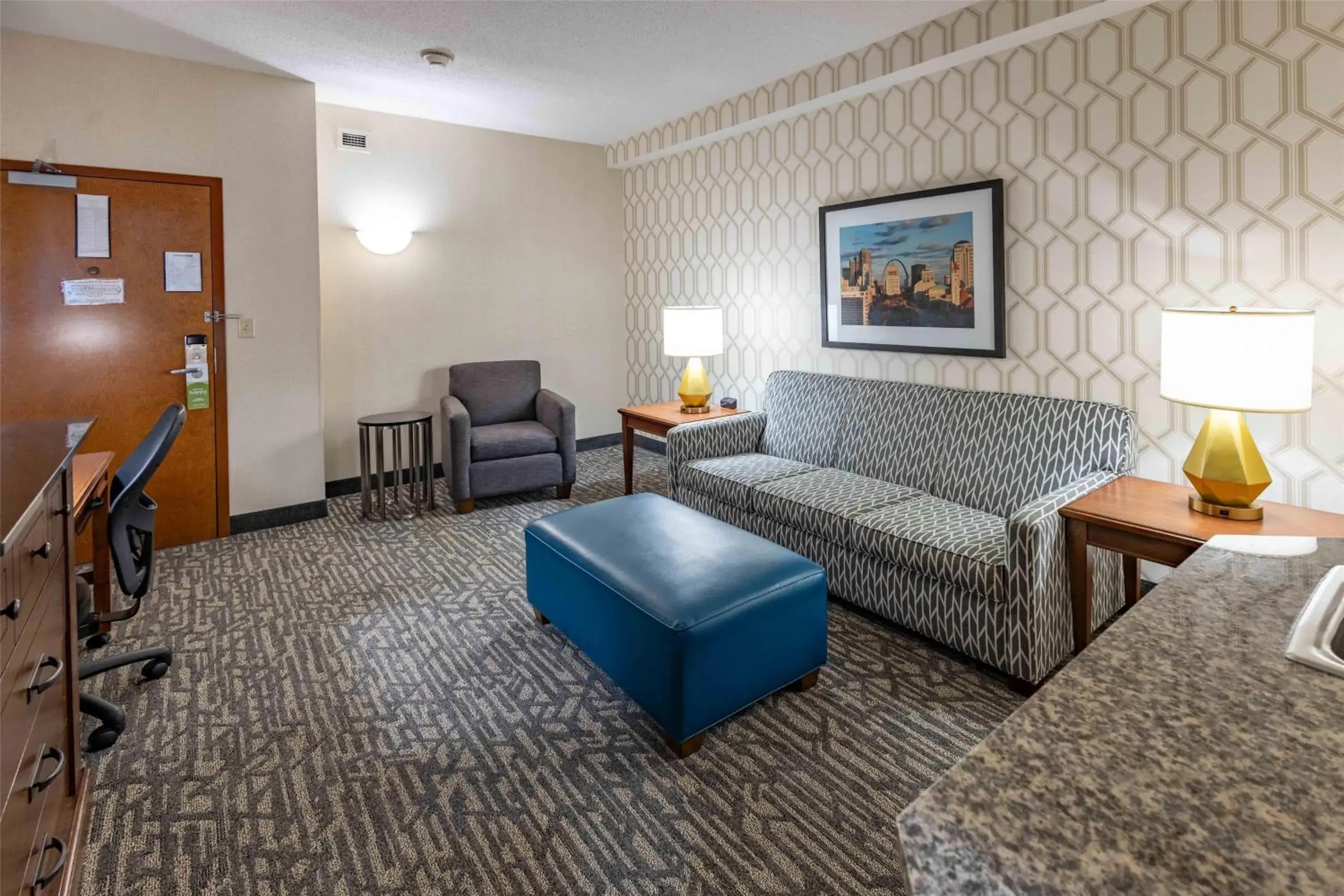 Bedroom in Drury Plaza Hotel St. Louis Chesterfield Bedroom in Drury Plaza Hotel St. Louis Chesterfield