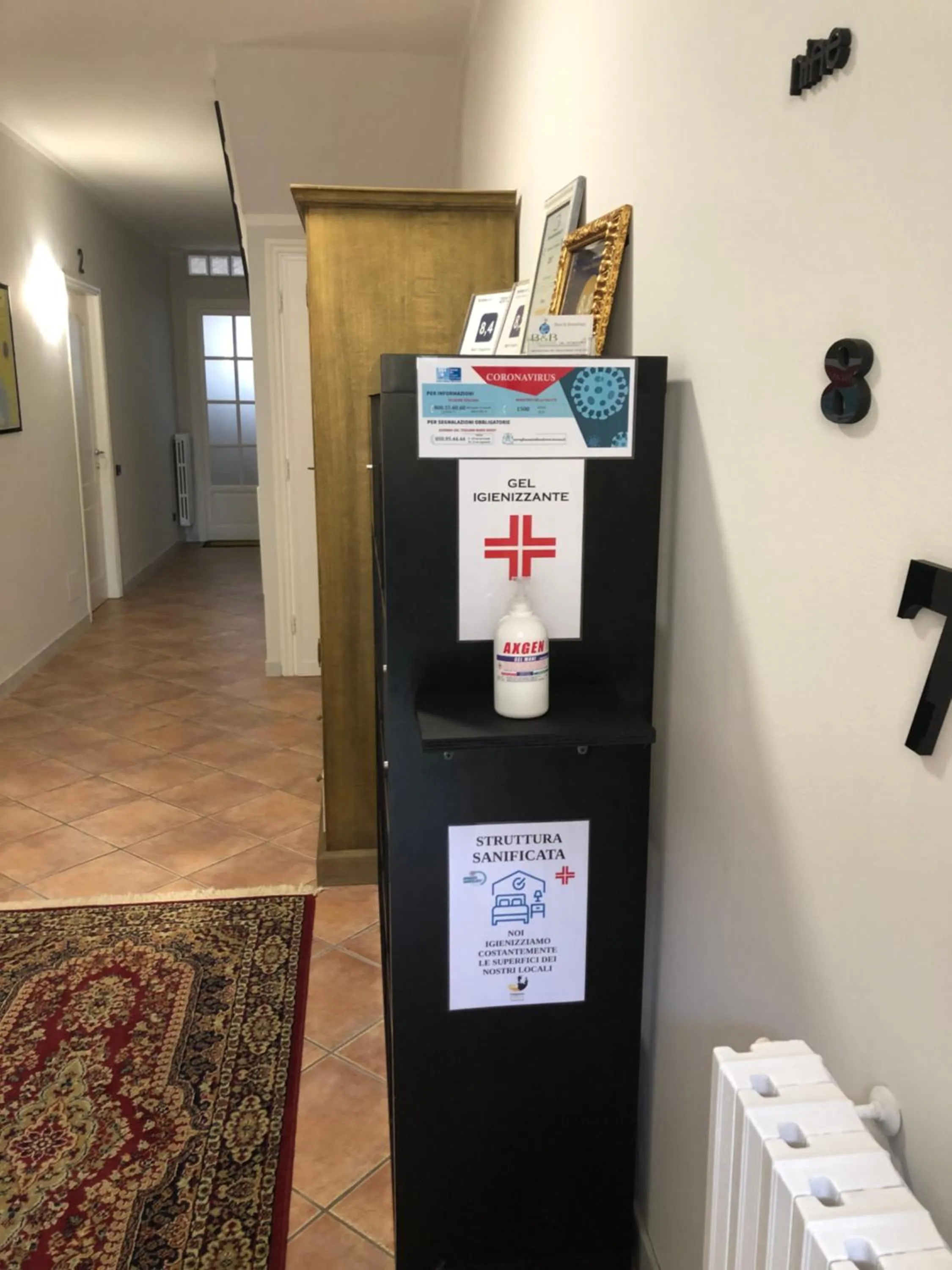 Lobby or reception in B&B Il Viaggiatore