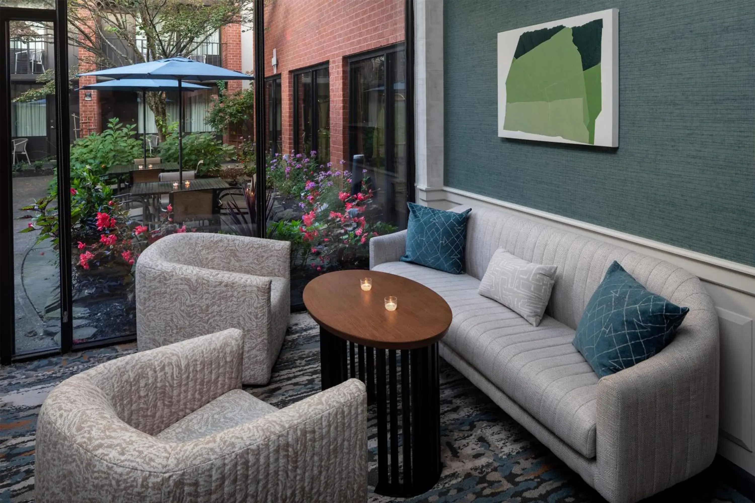 Lobby or reception in DoubleTree by Hilton Boston-Andover Lobby or reception in DoubleTree by Hilton Boston-Andover