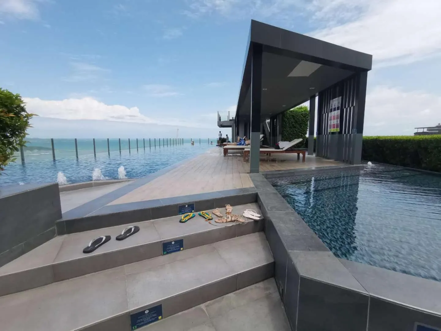 Swimming pool in The Base Central Pattaya Thai