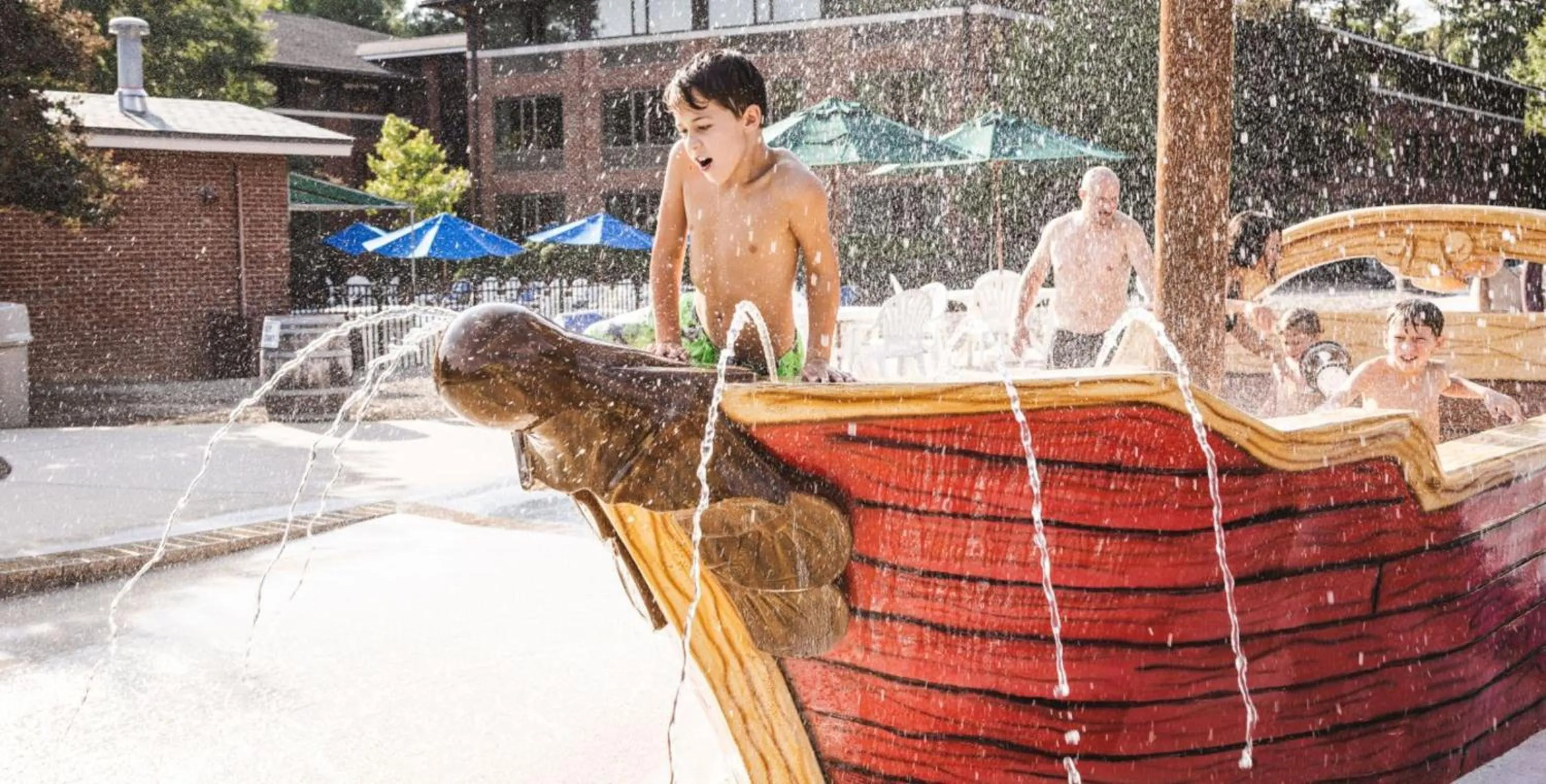 Aqua park in Williamsburg Woodlands Hotel & Suites, an official Colonial Williamsburg Hotel