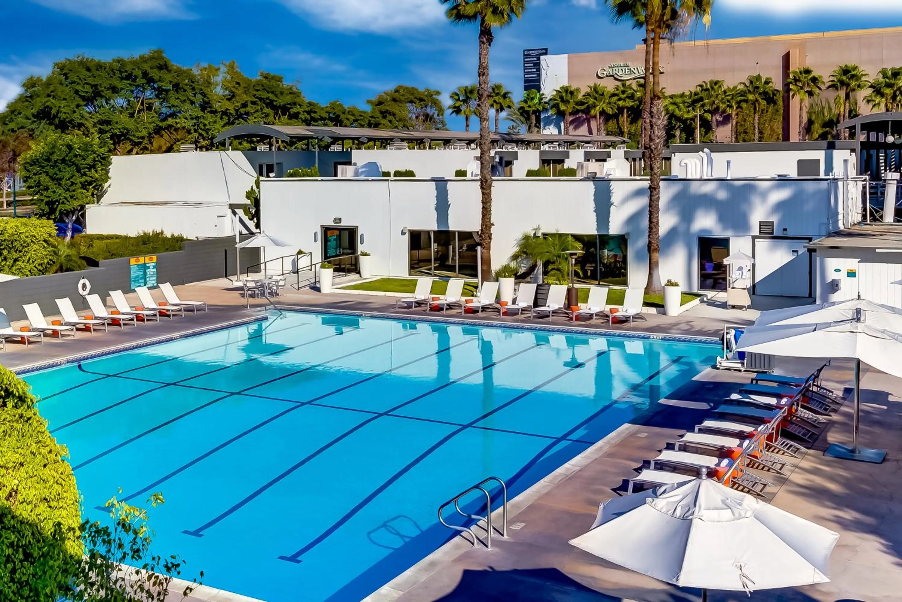 Swimming pool in Anaheim Hotel