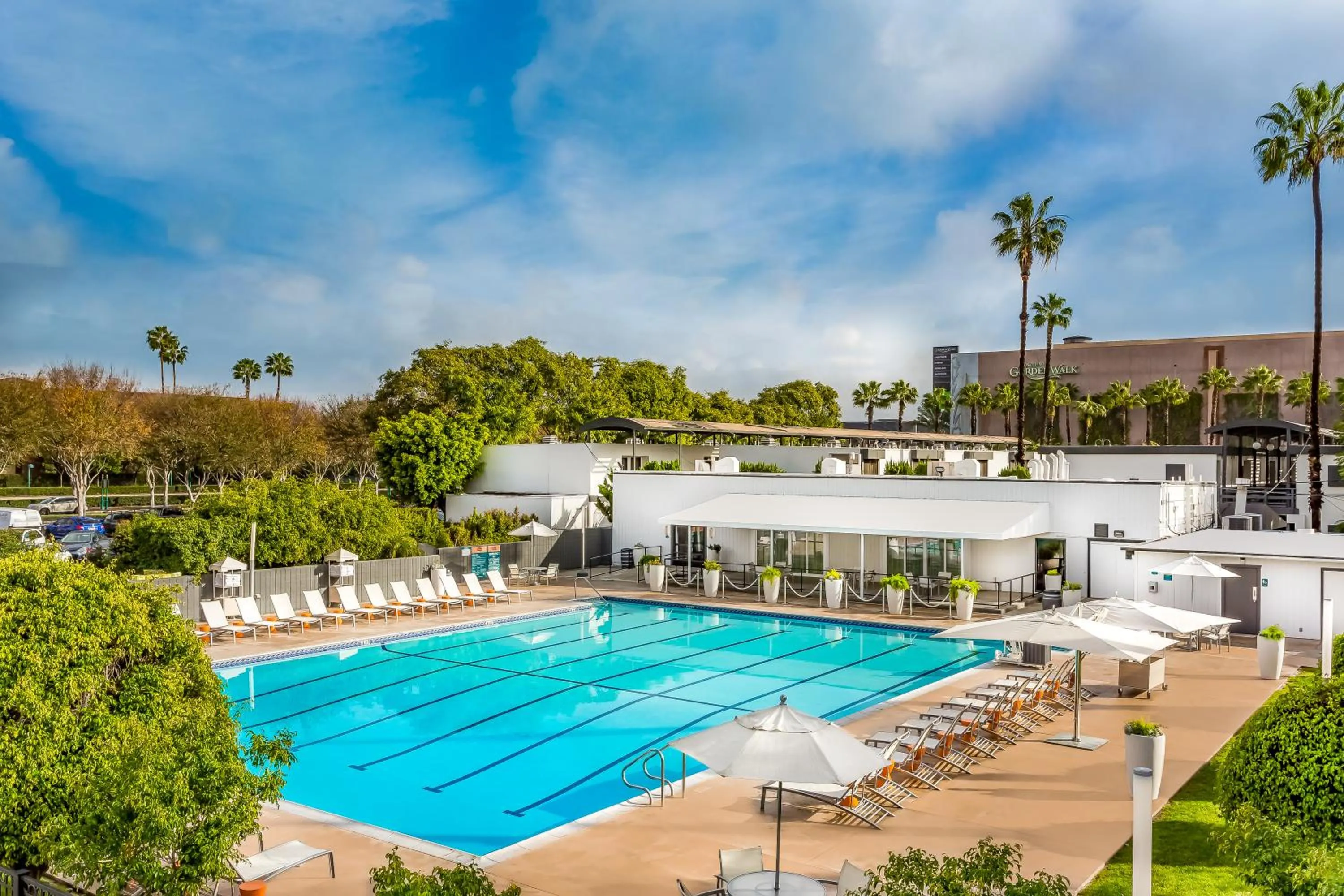 Swimming pool in Anaheim Hotel
