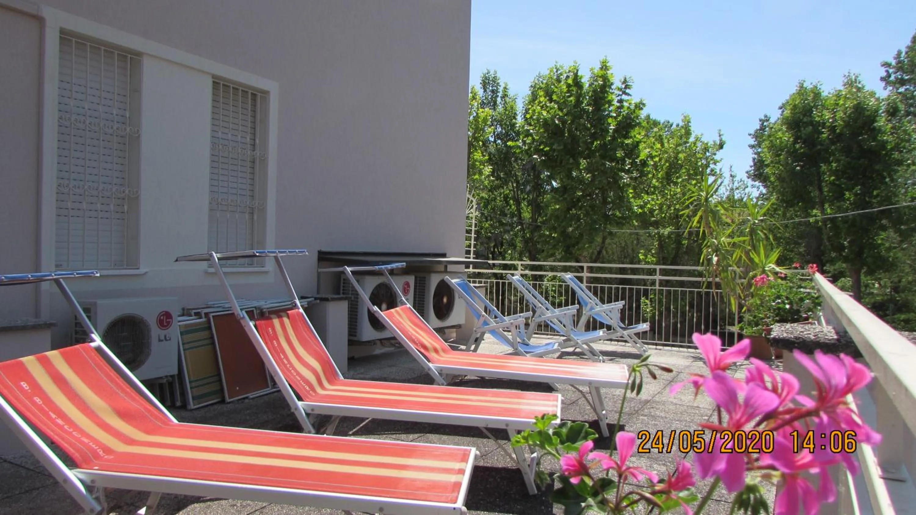 Balcony/Terrace in B&b villa lambusta