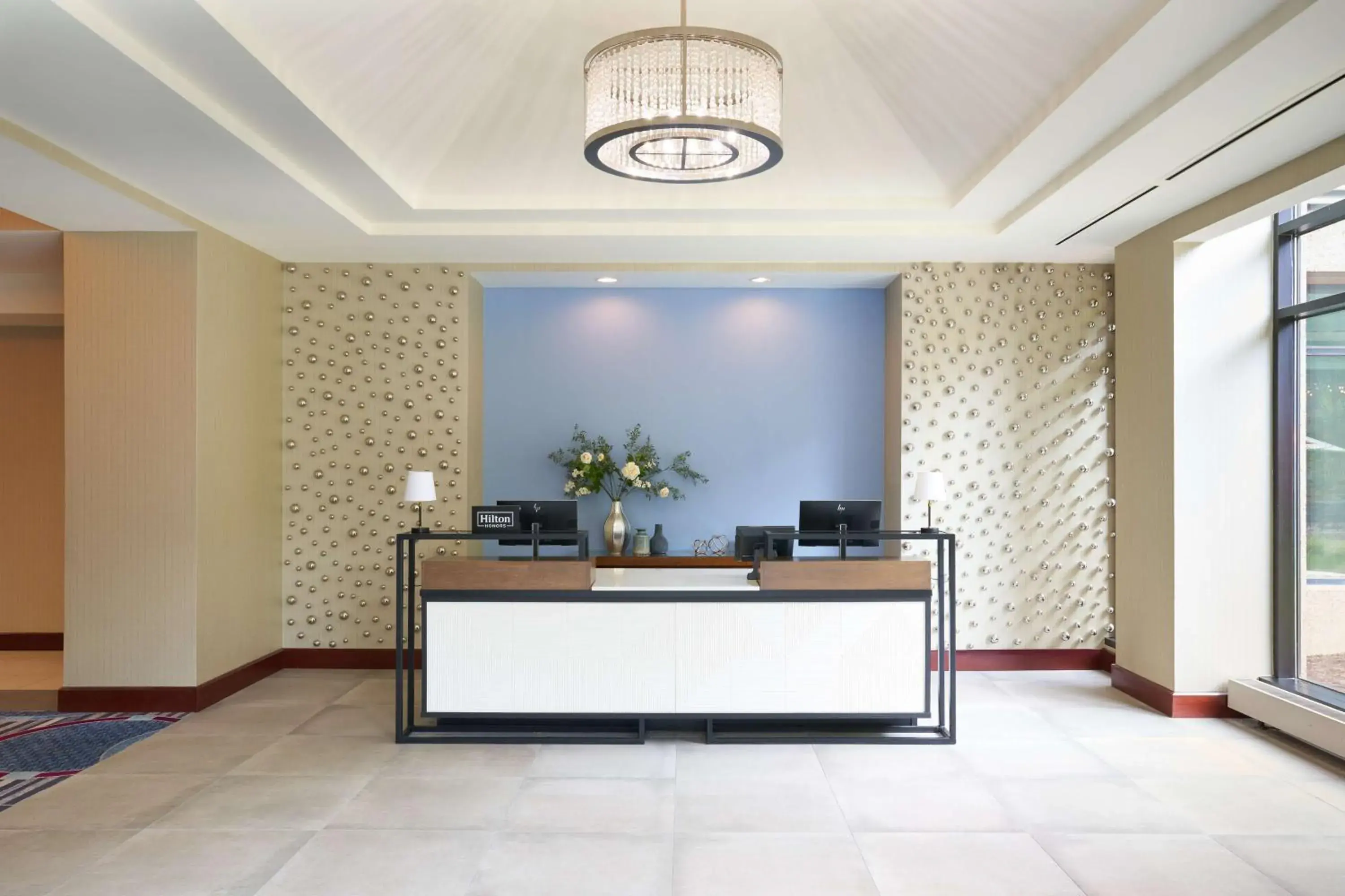 Lobby or reception in Hilton Fairfax, Va Lobby or reception in Hilton Fairfax, Va