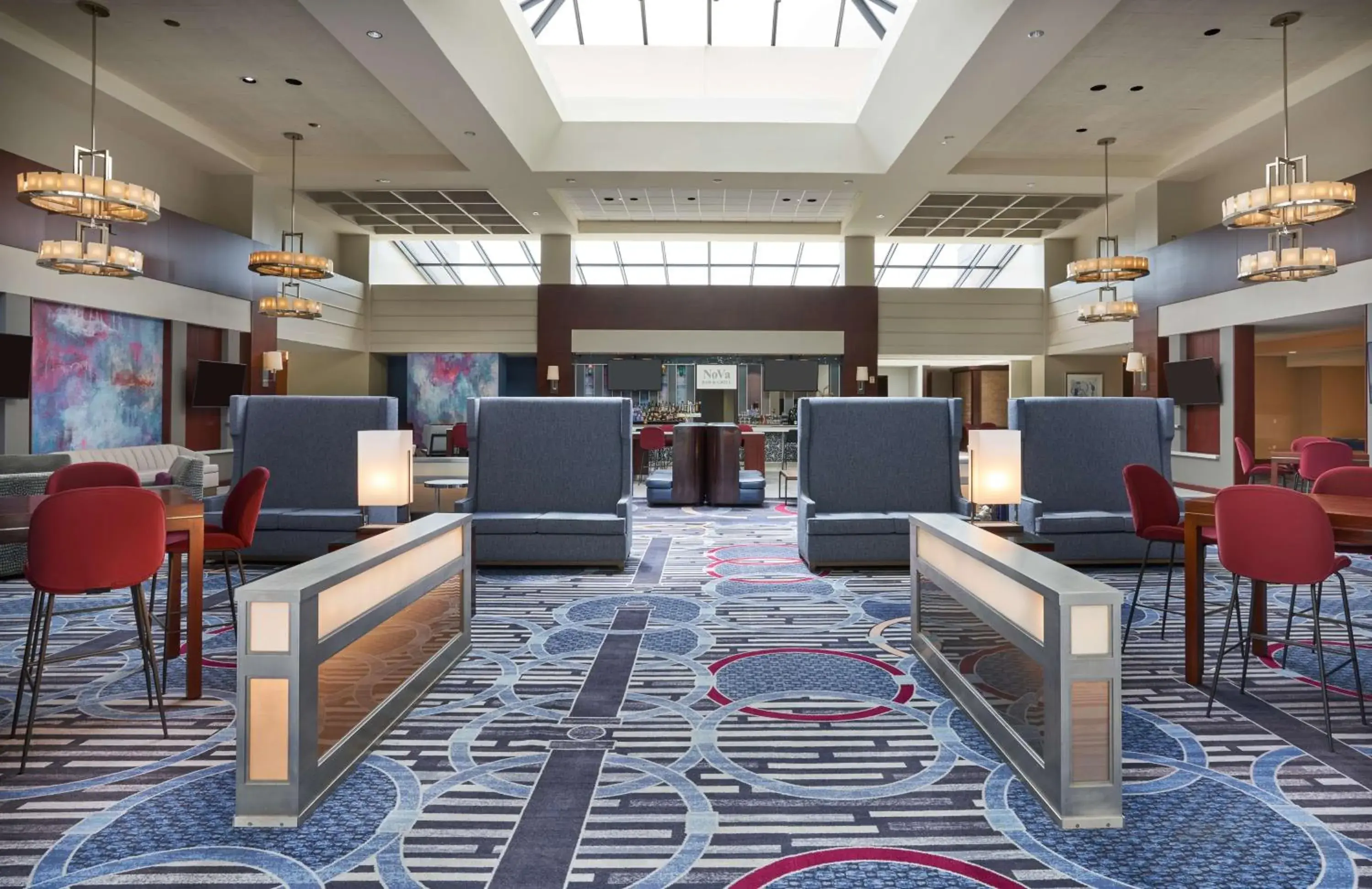 Lobby or reception in Hilton Fairfax, Va Lobby or reception in Hilton Fairfax, Va