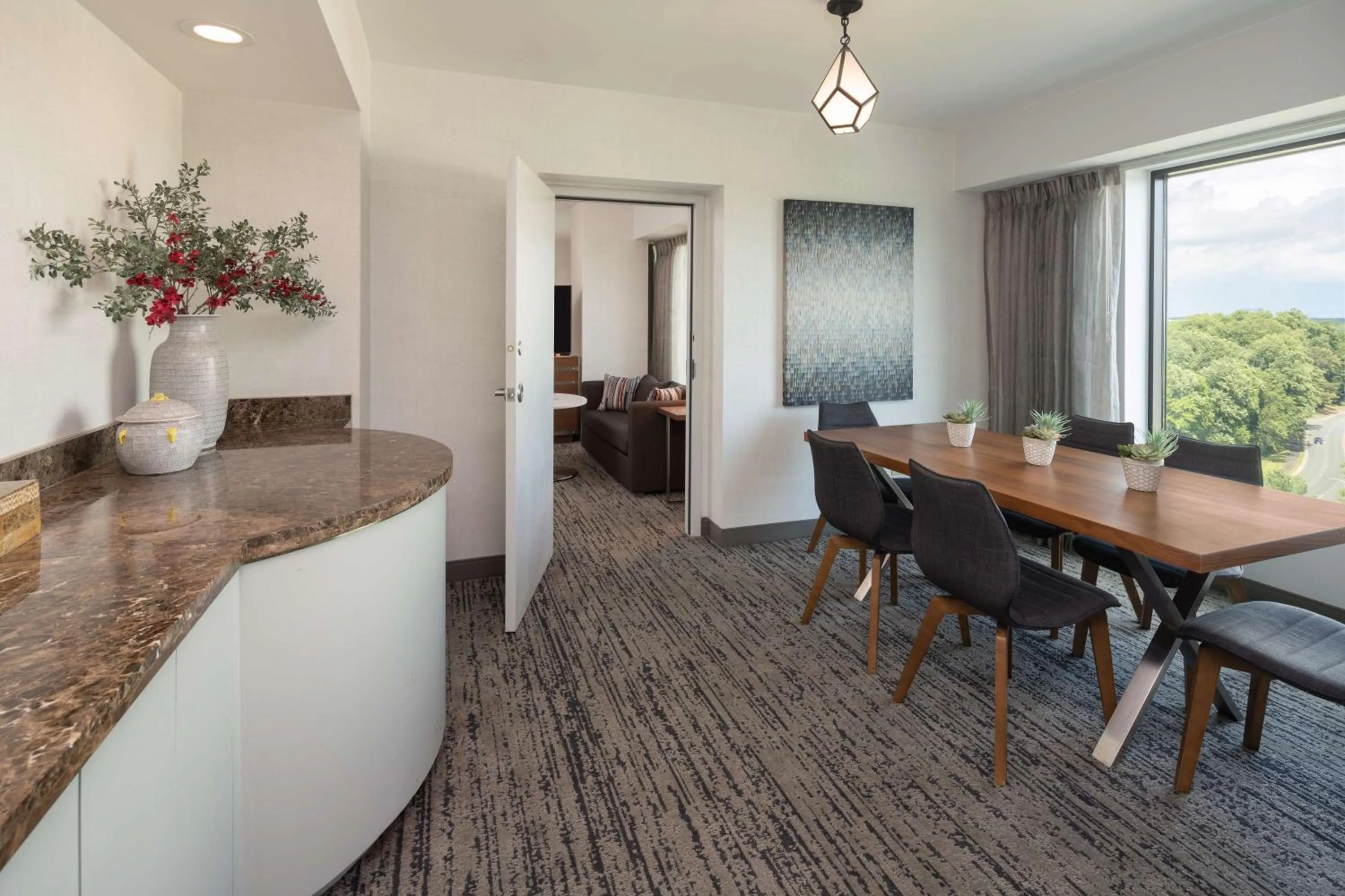 Living room in Hilton Fairfax, Va