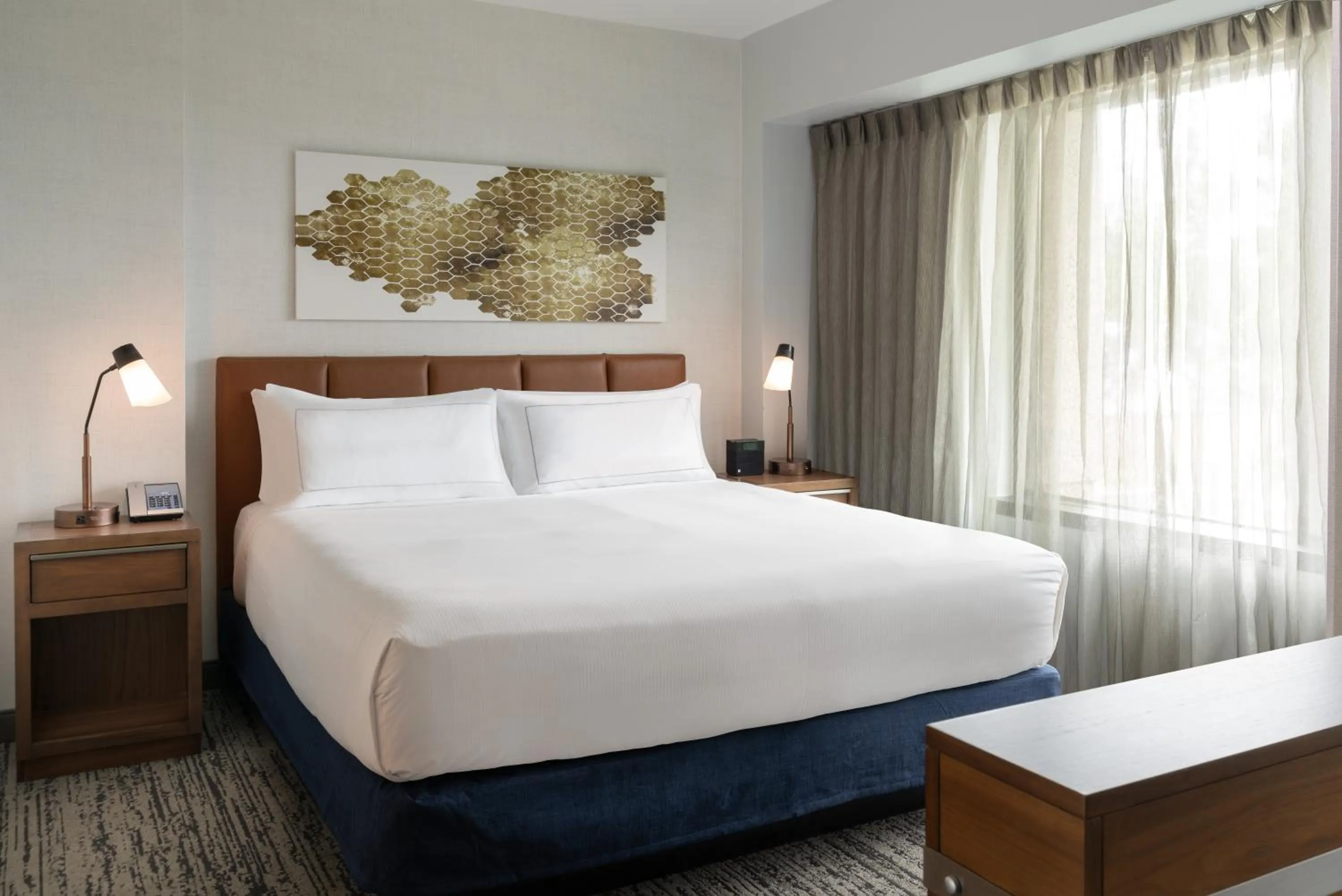 Bed in Hilton Fairfax, Va