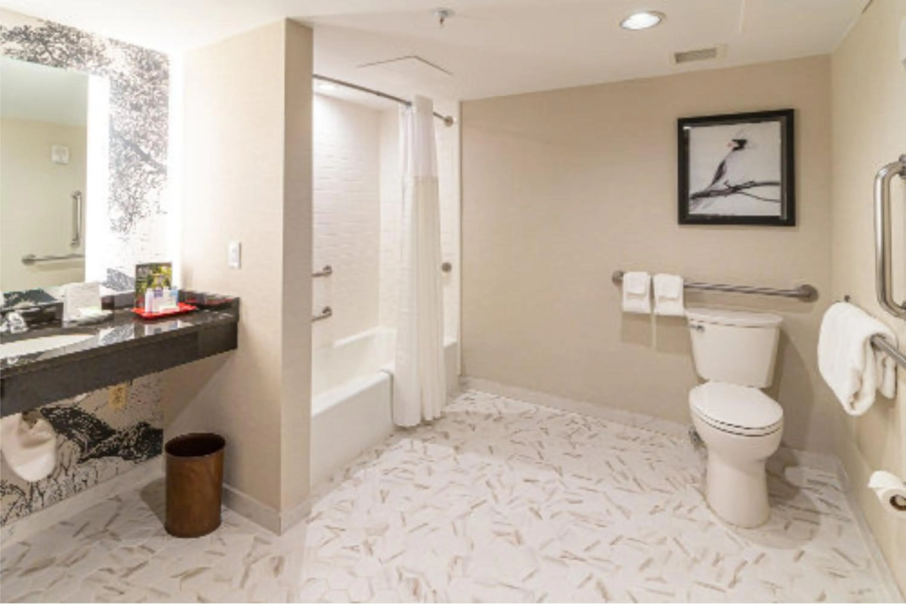 Bathroom in Williamsburg Lodge, Autograph Collection