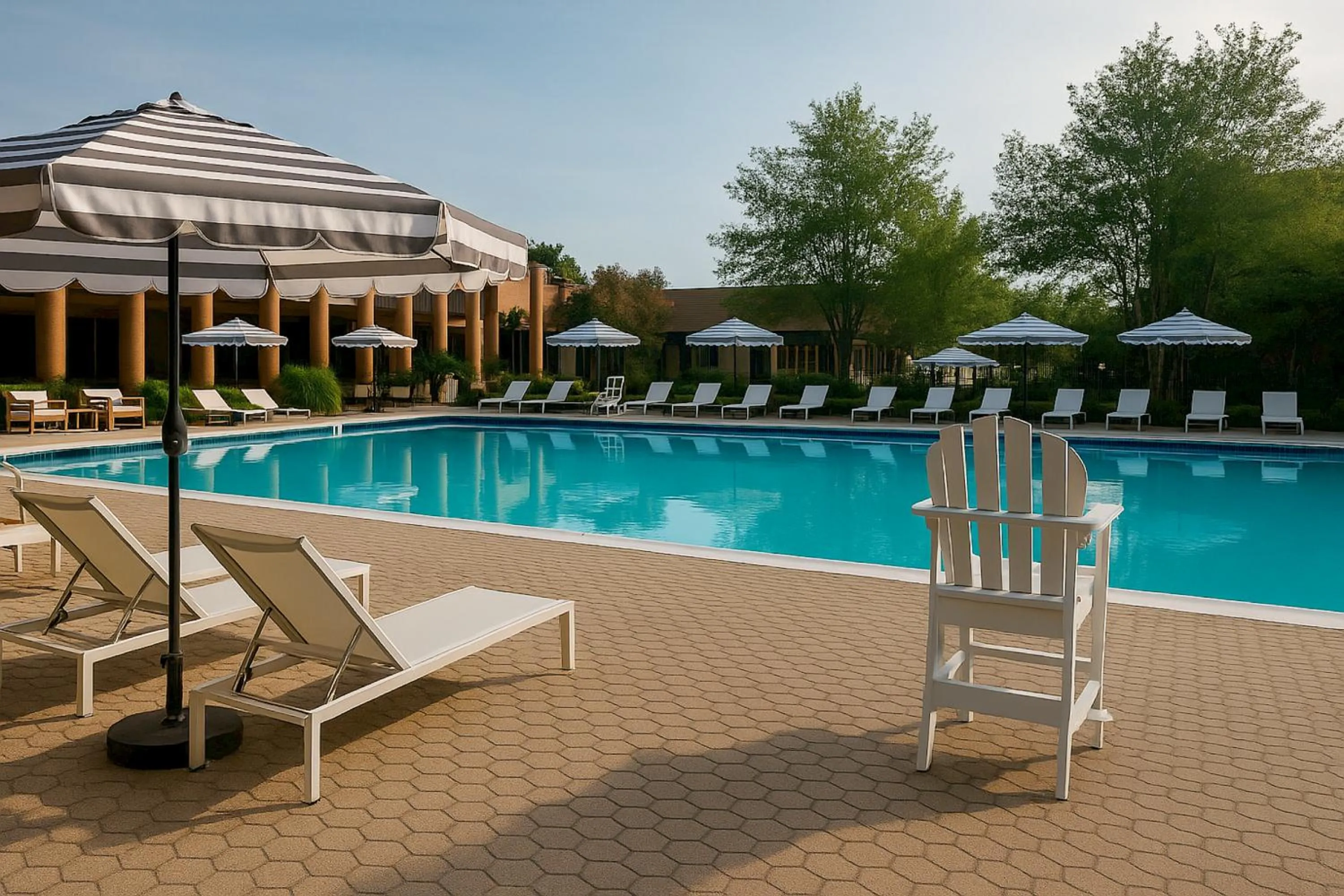 Swimming pool in Solomons Inn Resort and Marina