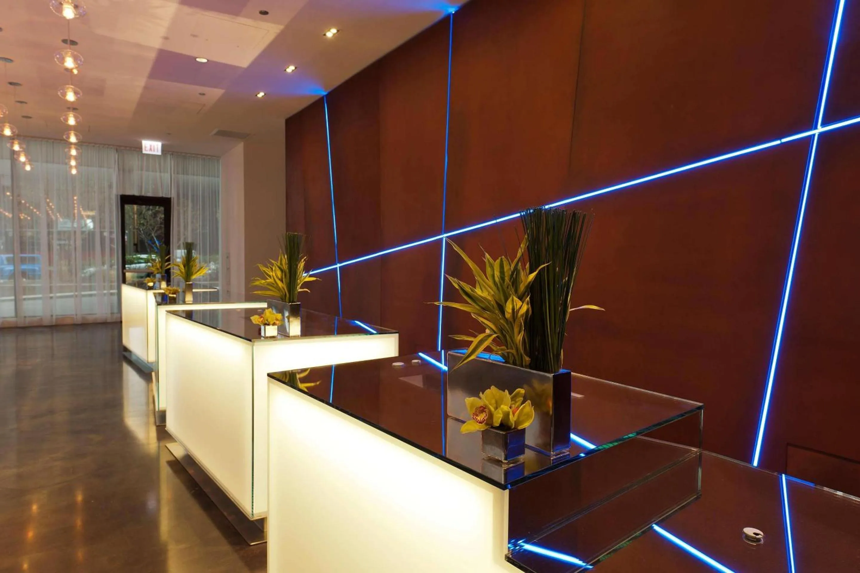 Lobby or reception in Radisson Blu Aqua Hotel, Chicago