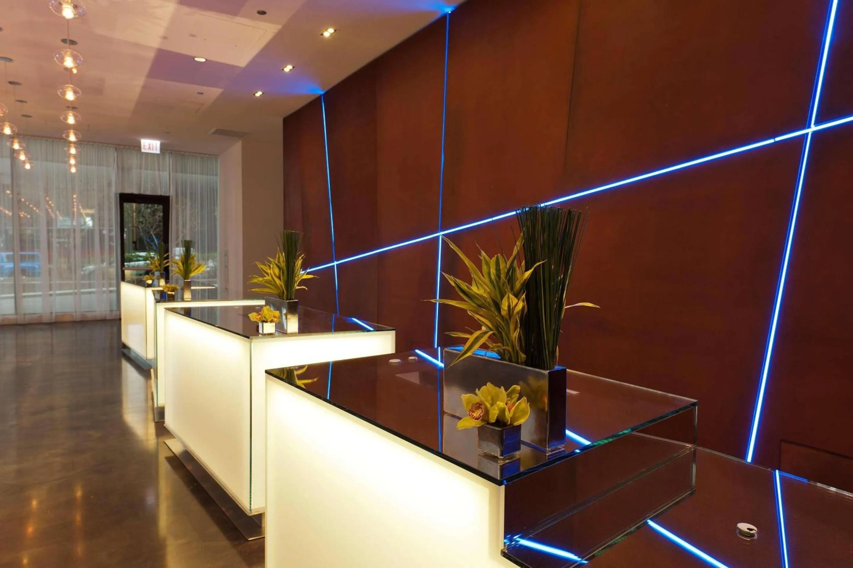 Lobby or reception in Radisson Blu Aqua Hotel, Chicago