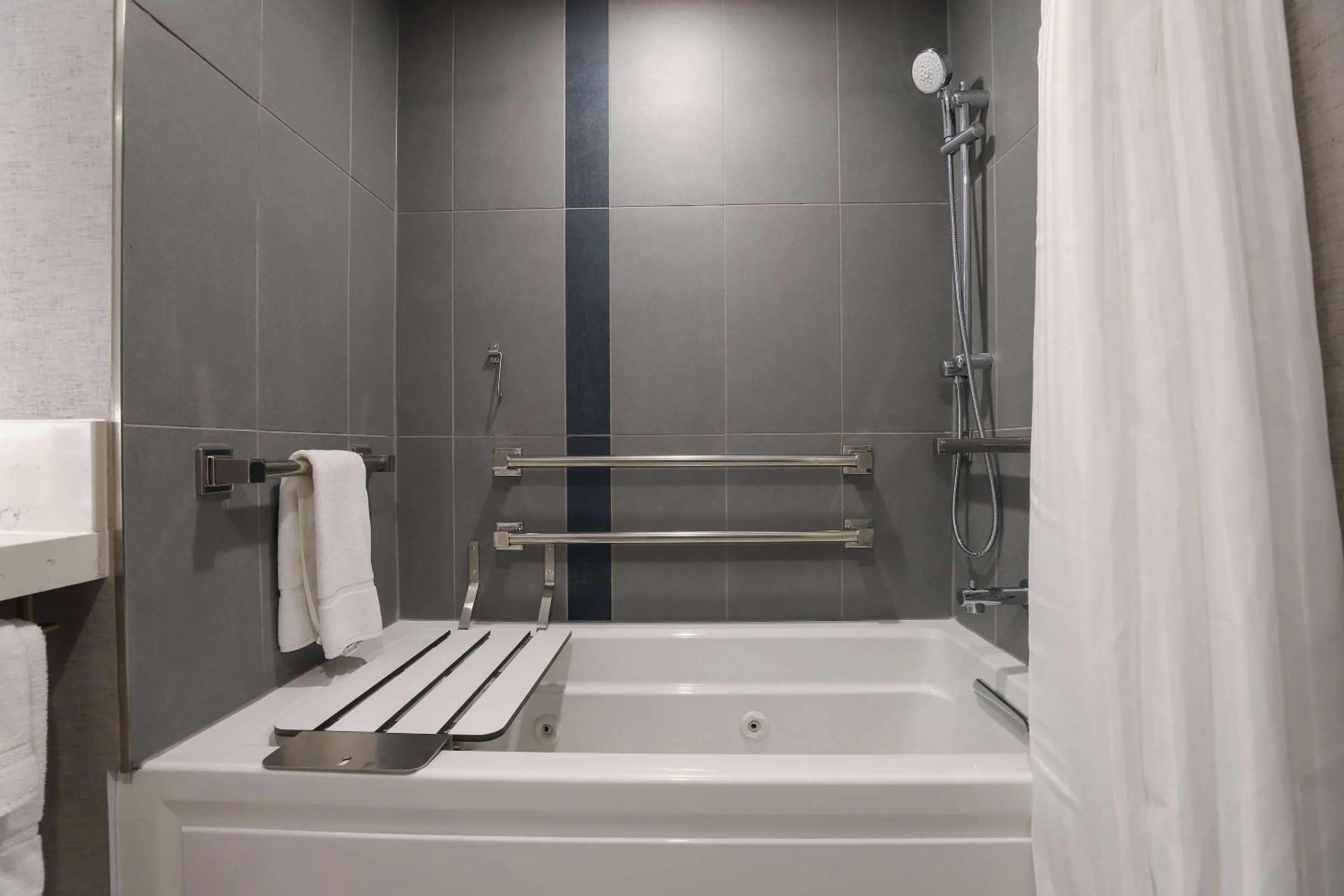 Bathroom in Radisson Plaza Hotel at Kalamazoo Center