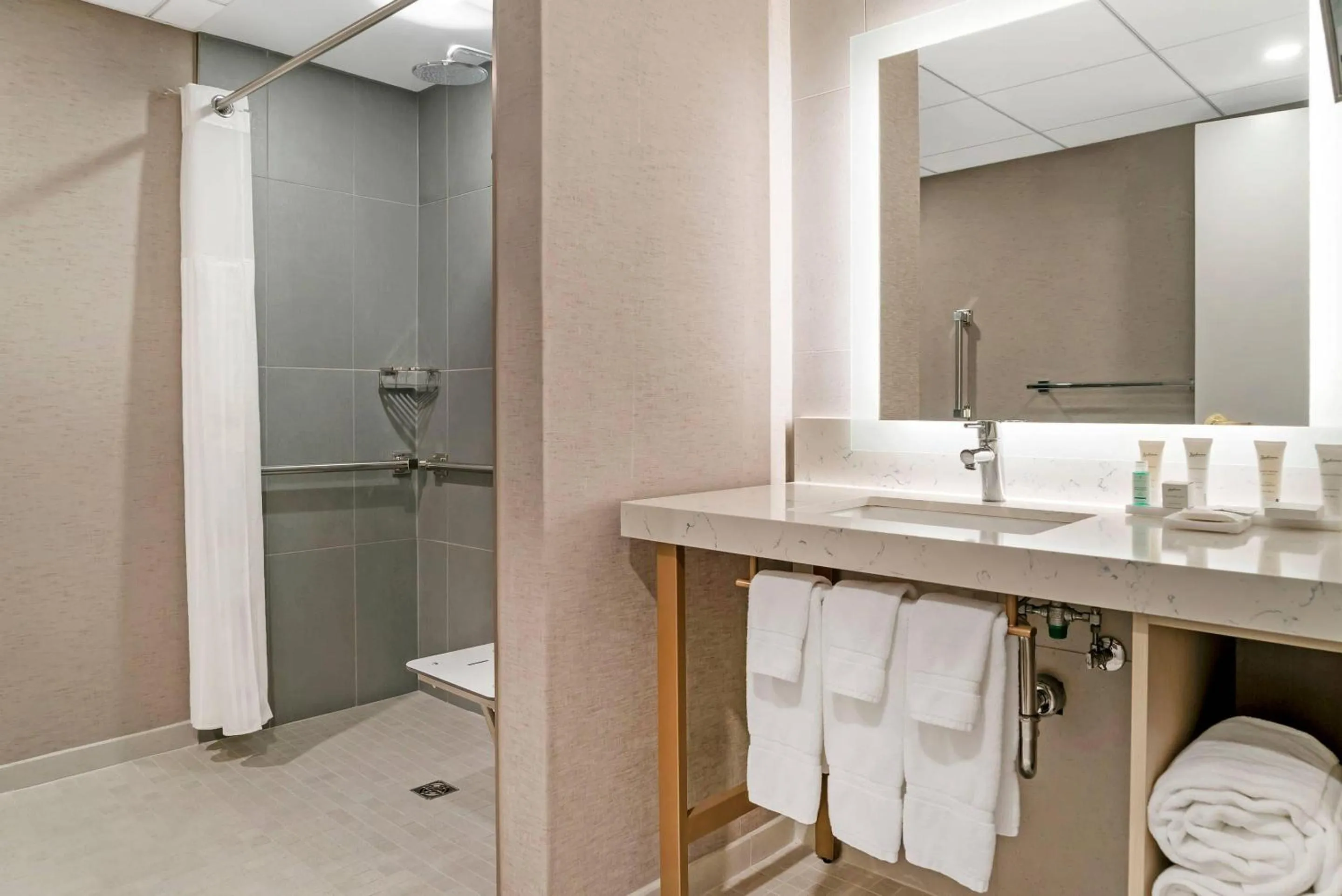 Bedroom in Radisson Plaza Hotel at Kalamazoo Center