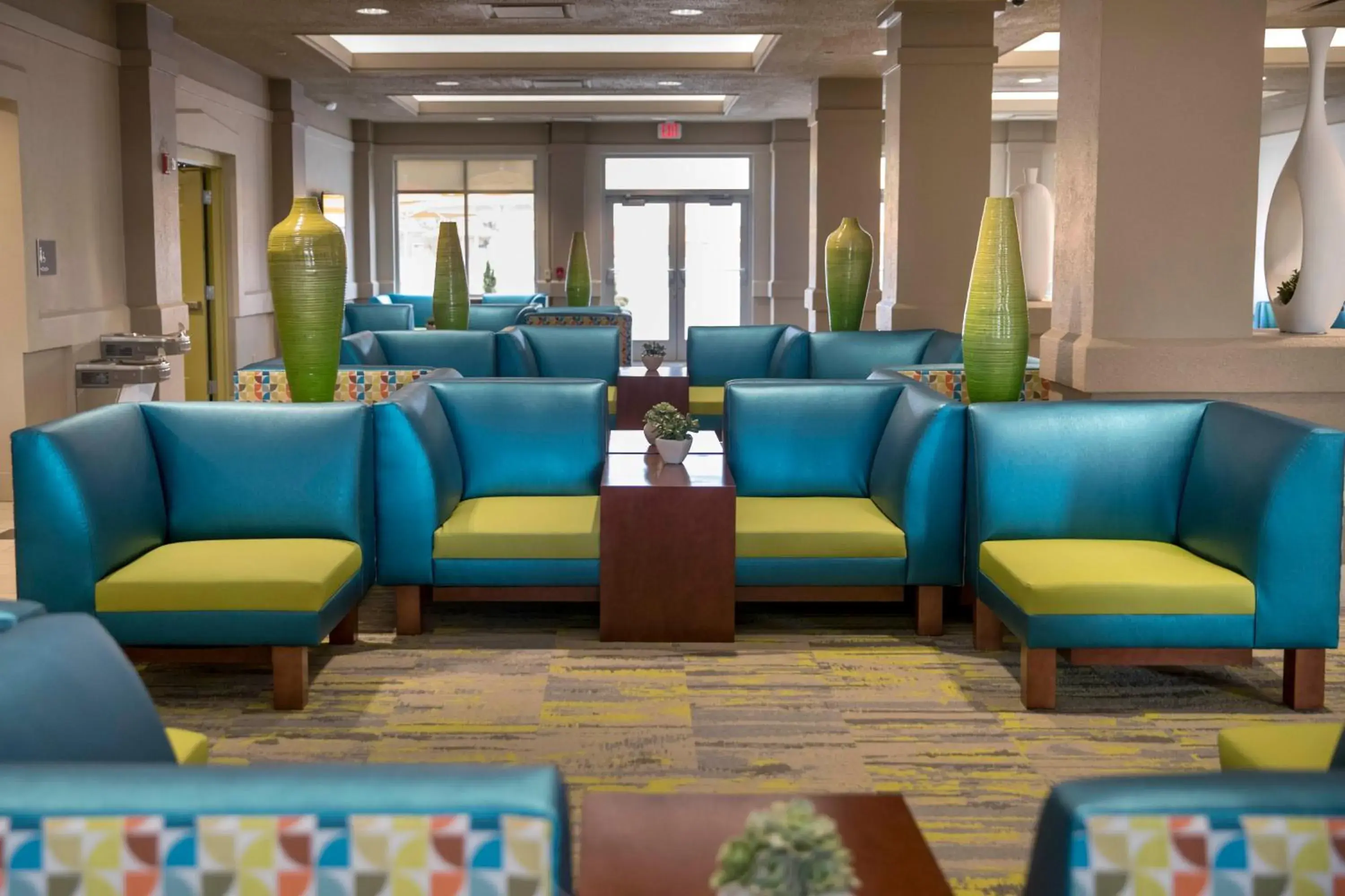 Lobby or reception in Cedar Point's Express Hotel Lobby or reception in Cedar Point's Express Hotel