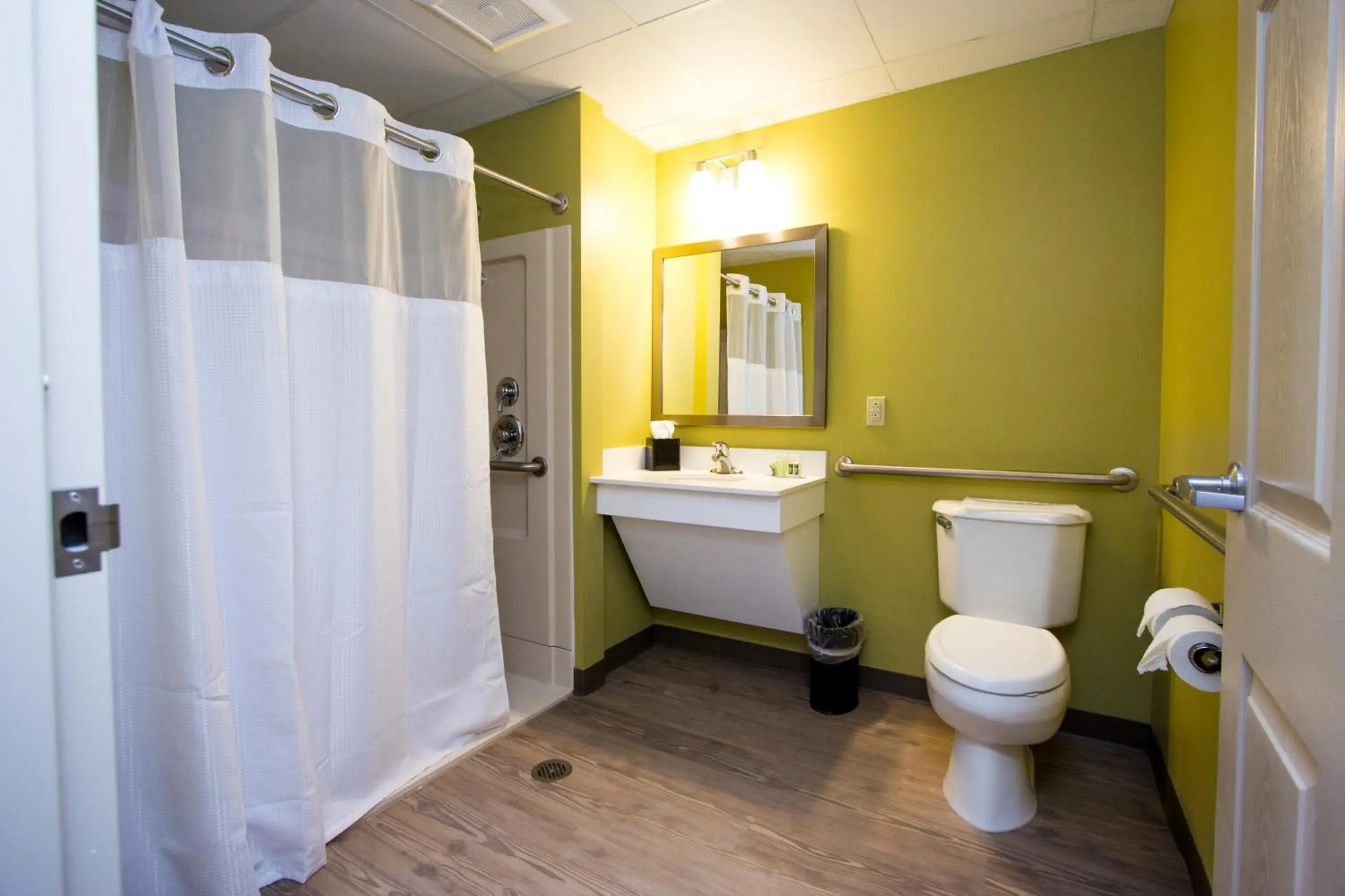 Bathroom in Cedar Point's Express Hotel Bathroom in Cedar Point's Express Hotel