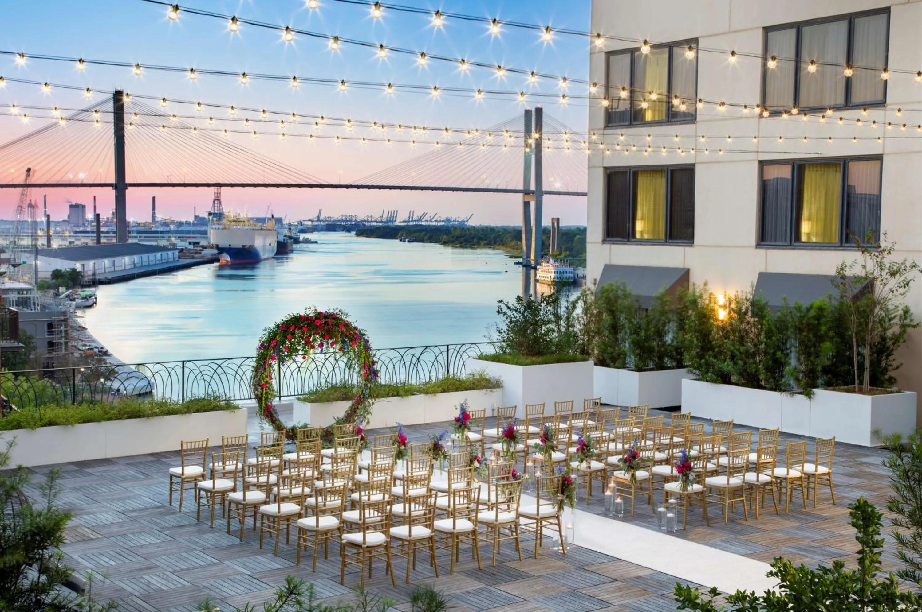 On site in Hyatt Regency Savannah