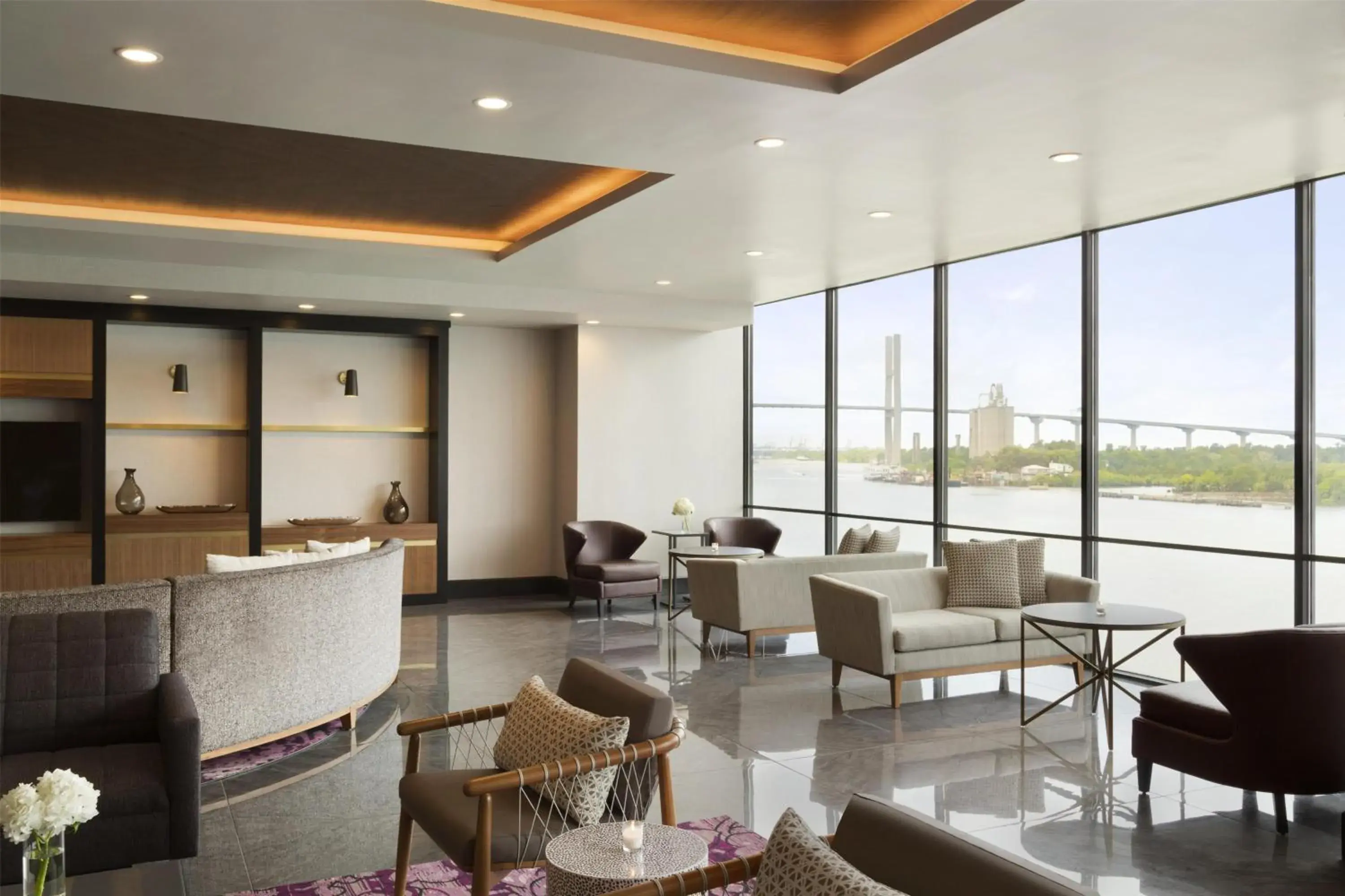 Lounge or bar in Hyatt Regency Savannah Lounge or bar in Hyatt Regency Savannah