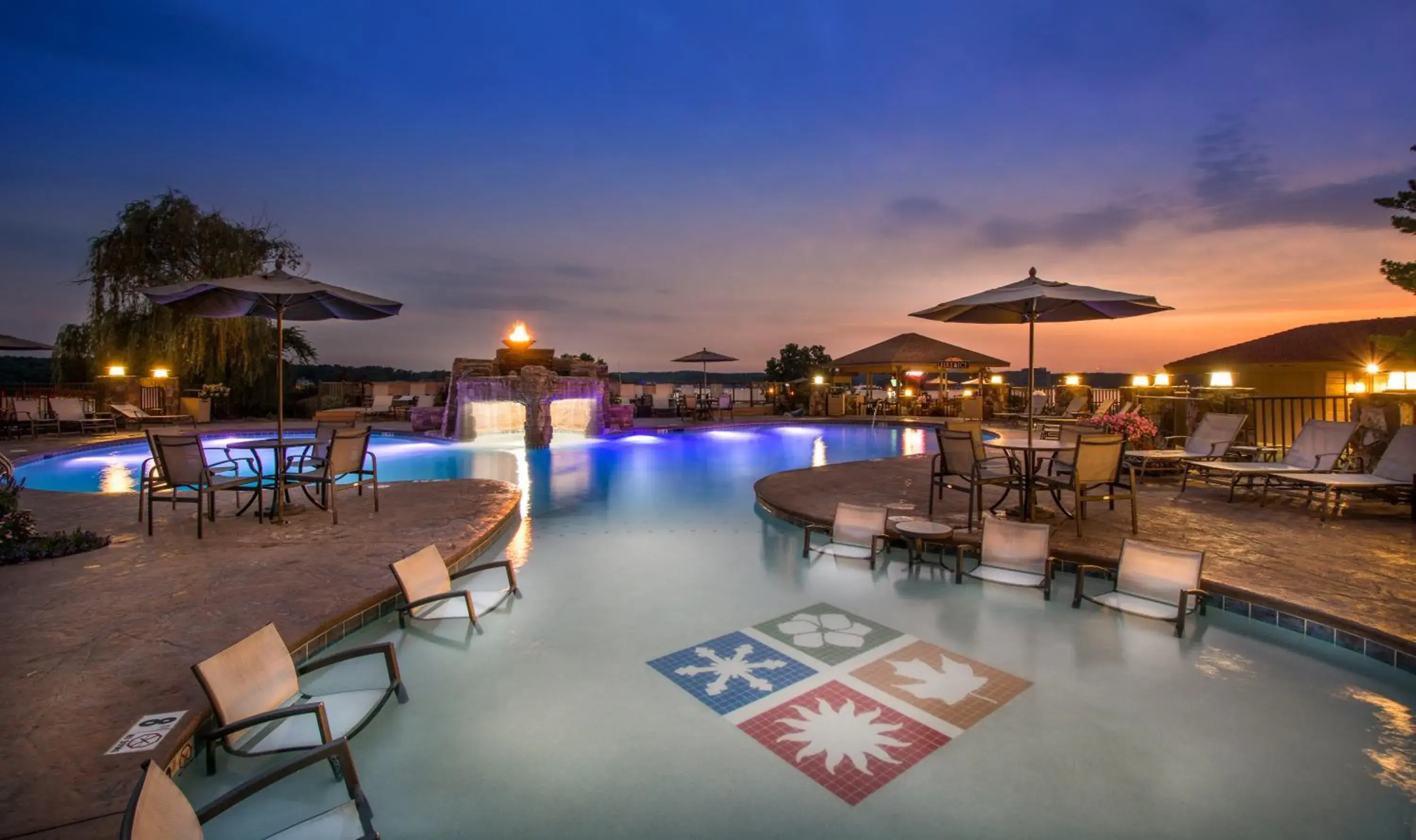 Pool view in Lodge of Four Seasons Golf Resort, Marina & Spa Pool view in Lodge of Four Seasons Golf Resort, Marina & Spa