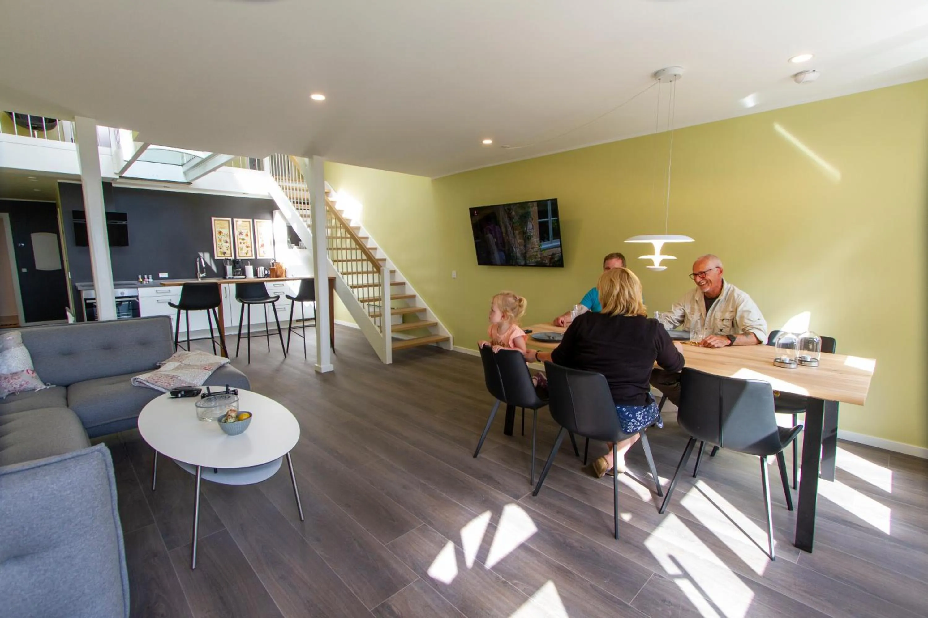 Living room in Østersø kystlejligheder