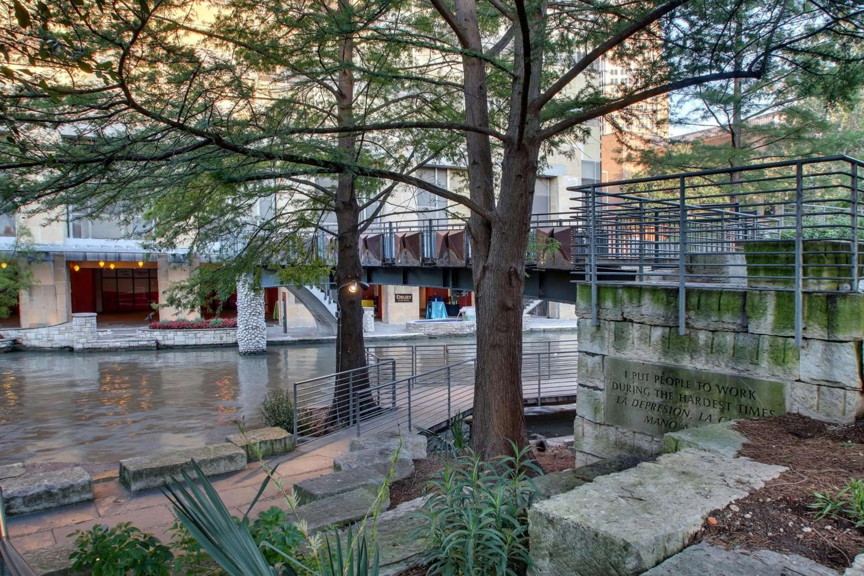 Property building in Drury Plaza Hotel San Antonio Riverwalk