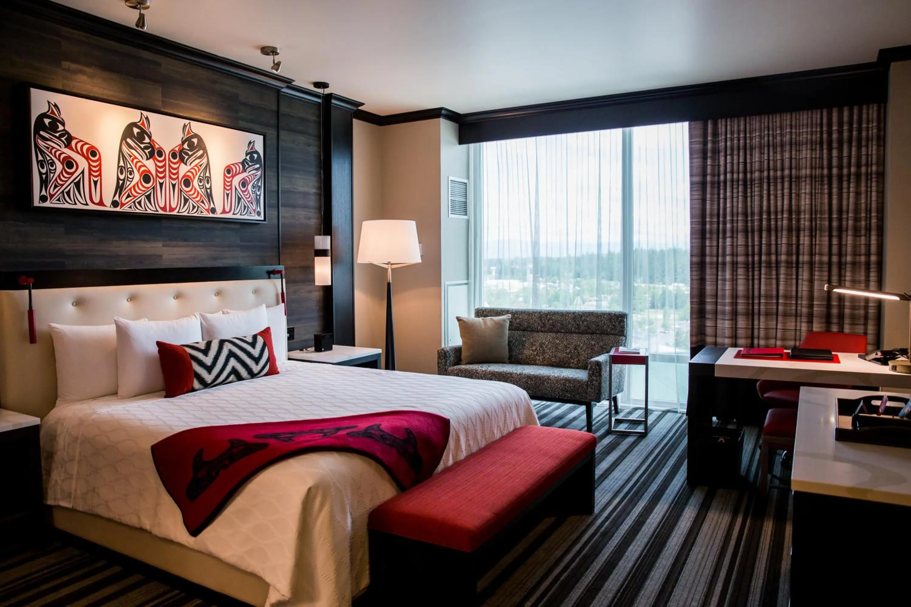Bed in Tulalip Resort Casino