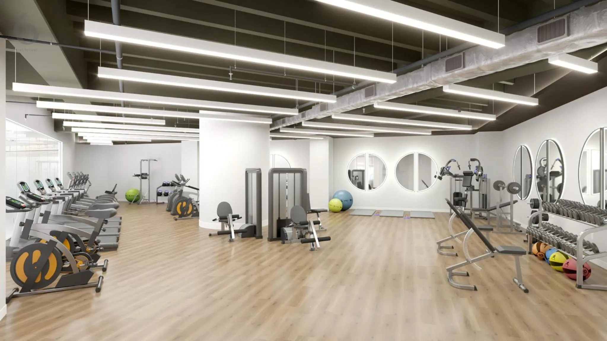 Fitness centre/facilities in Omni Austin Hotel Downtown