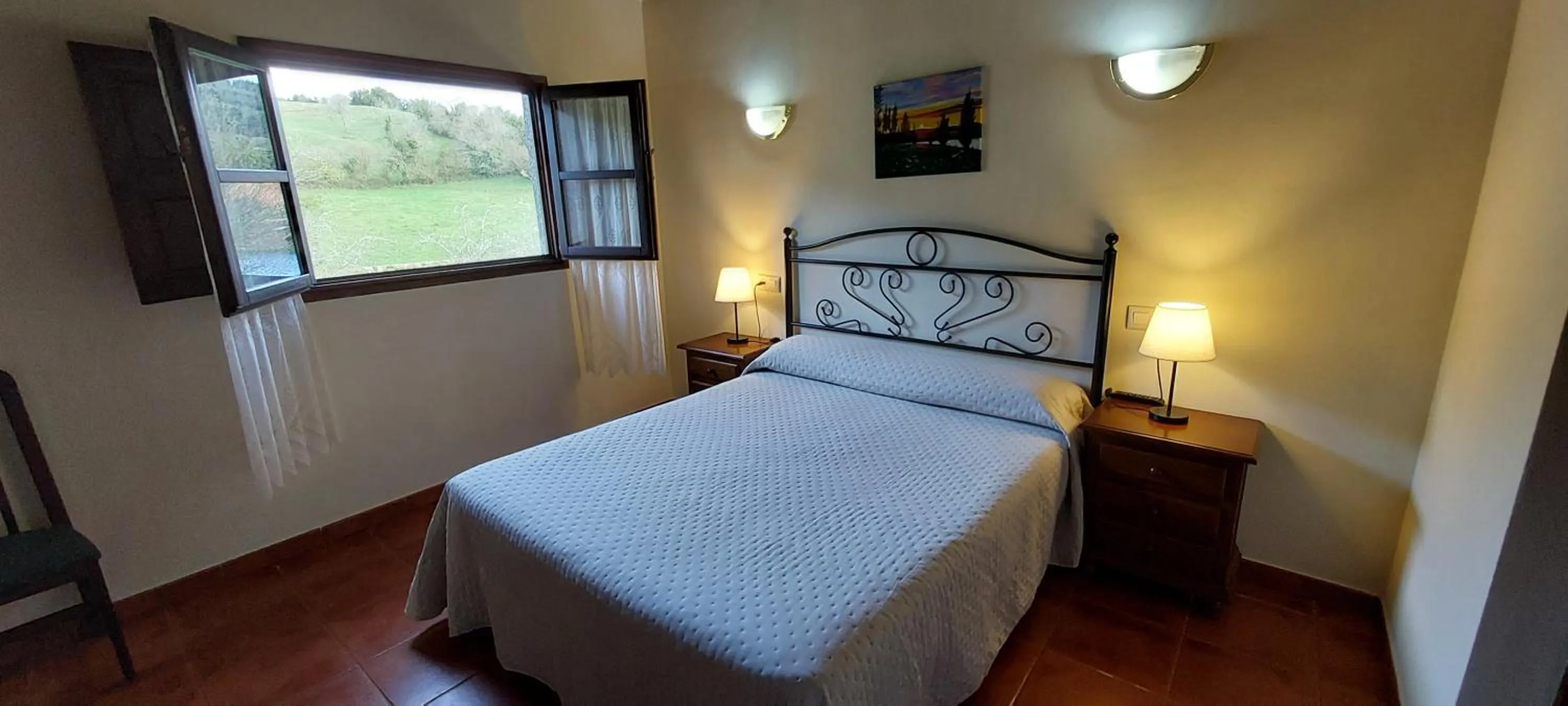 Bed in Hotel Rural La Casona del Fraile