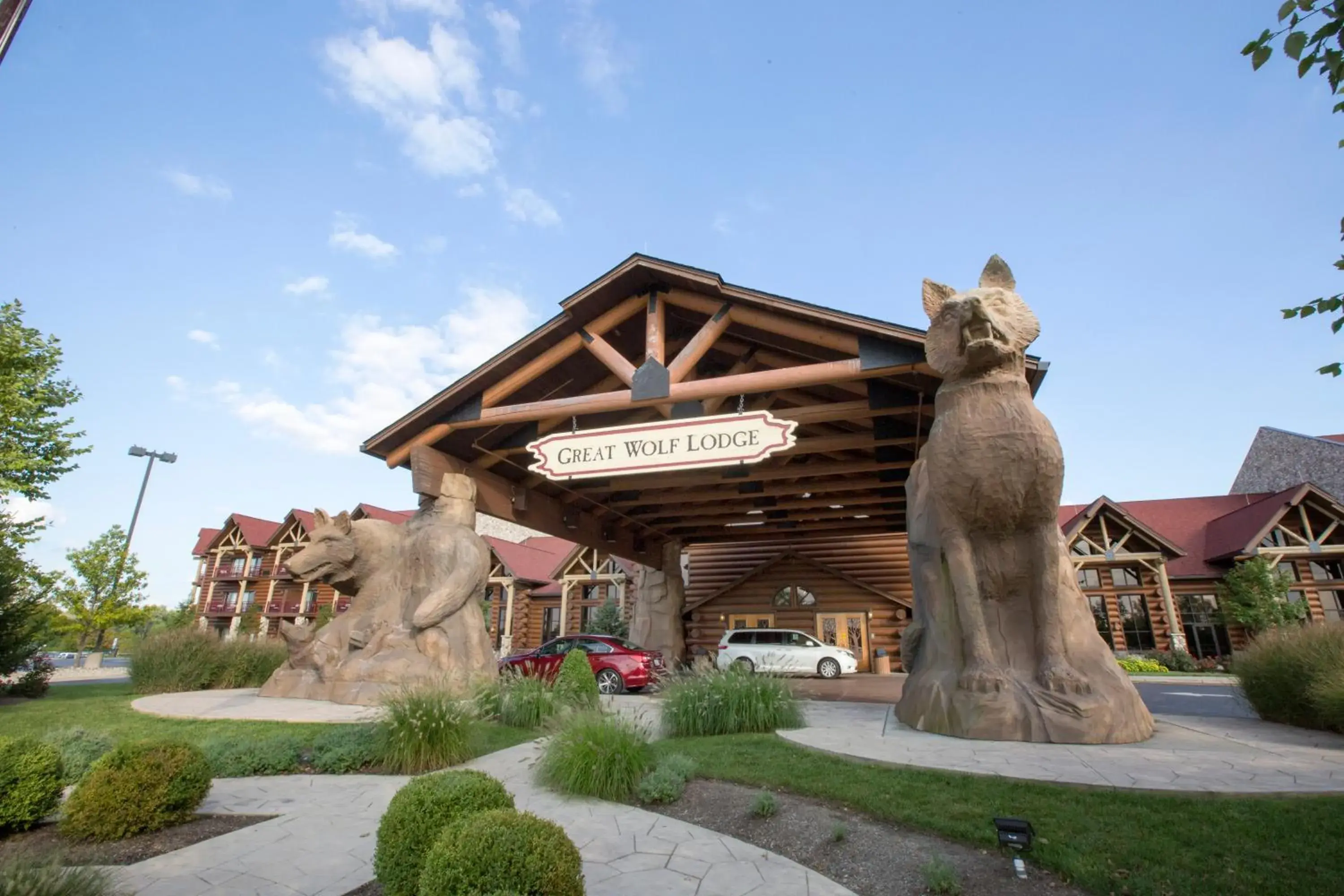 Facade/entrance in Great Wolf Lodge Mason Facade/entrance in Great Wolf Lodge Mason