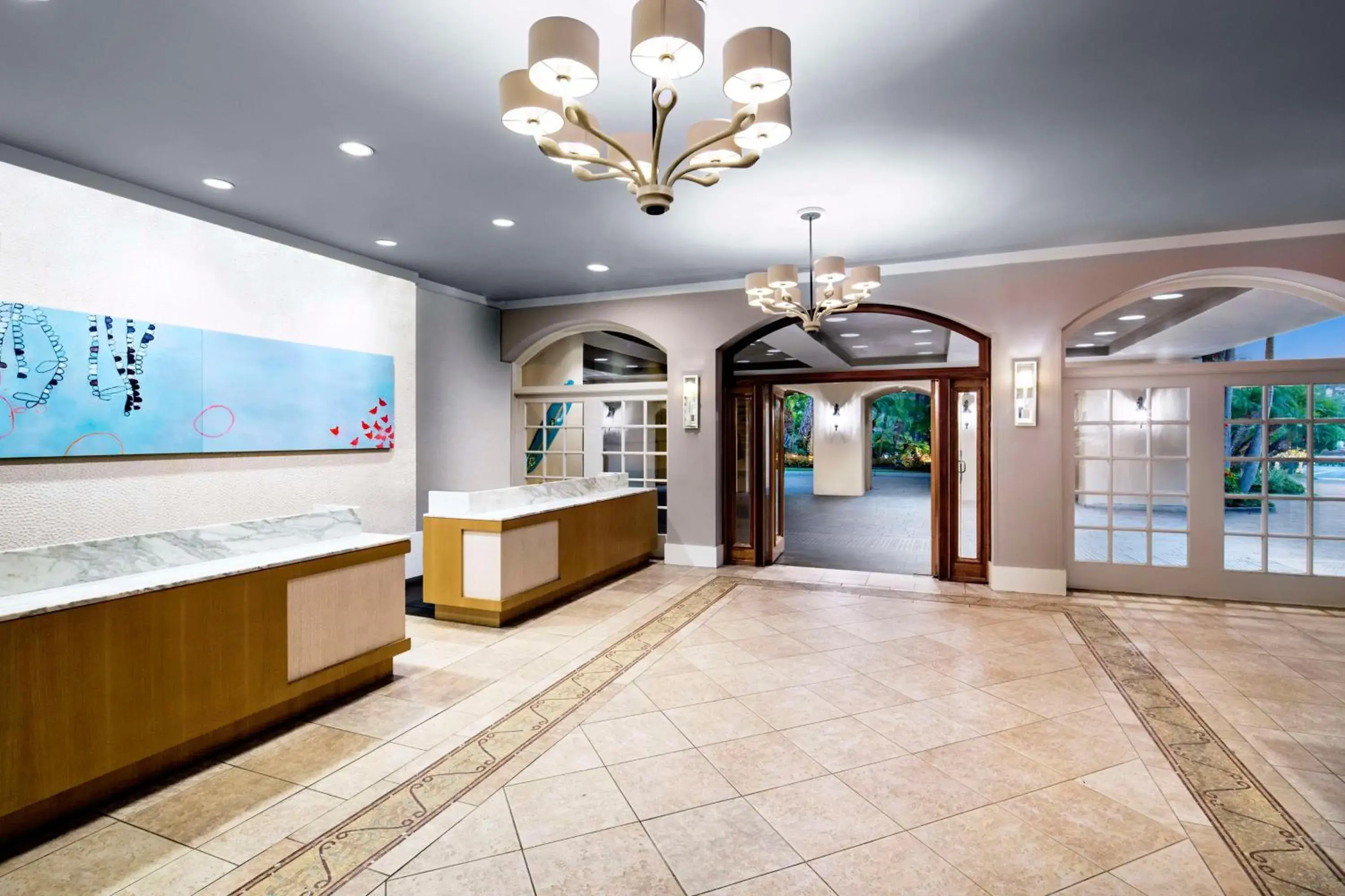 Lobby or reception in Hyatt Regency Newport Beach Lobby or reception in Hyatt Regency Newport Beach