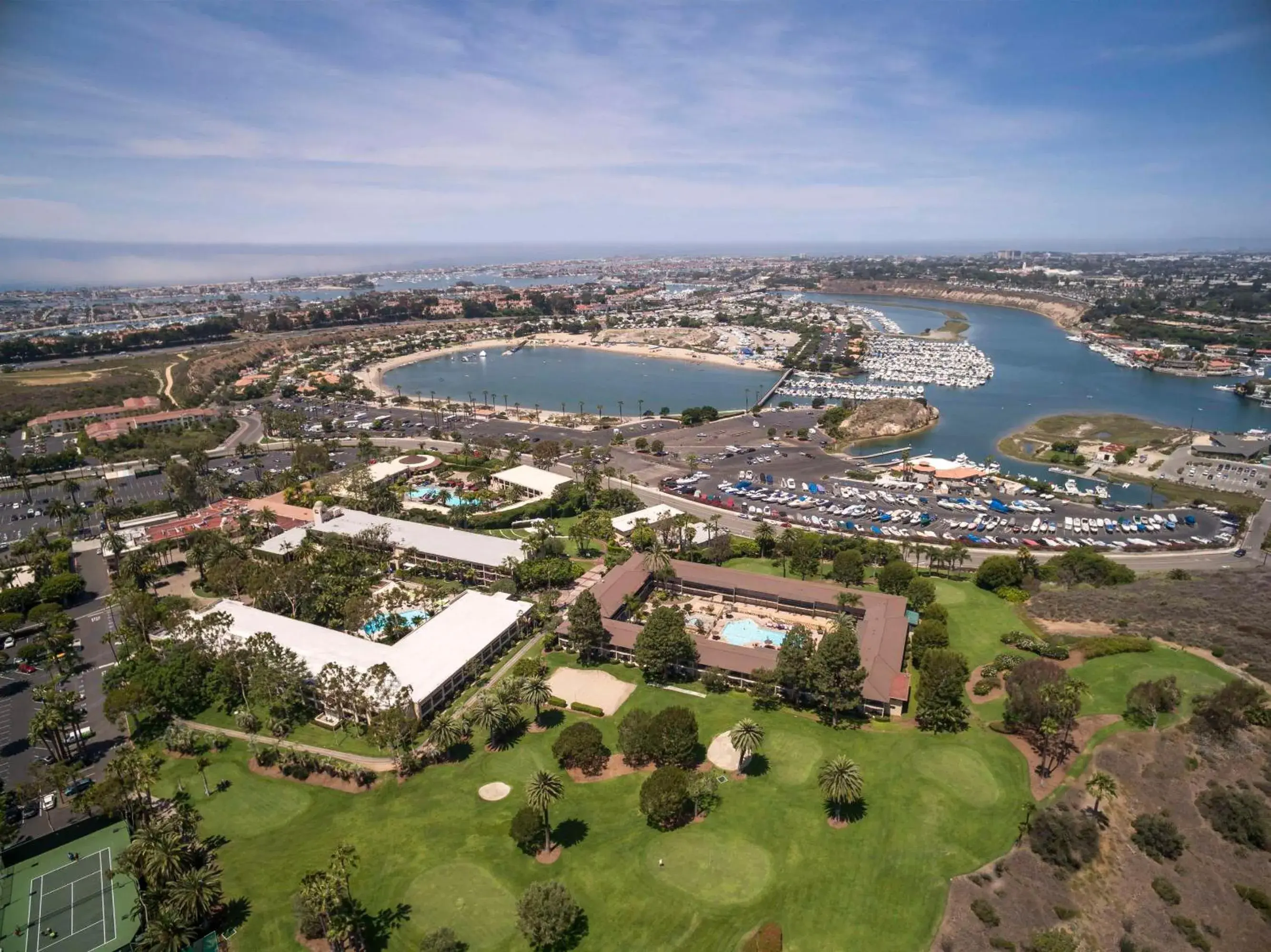 Property building in Hyatt Regency Newport Beach Property building in Hyatt Regency Newport Beach