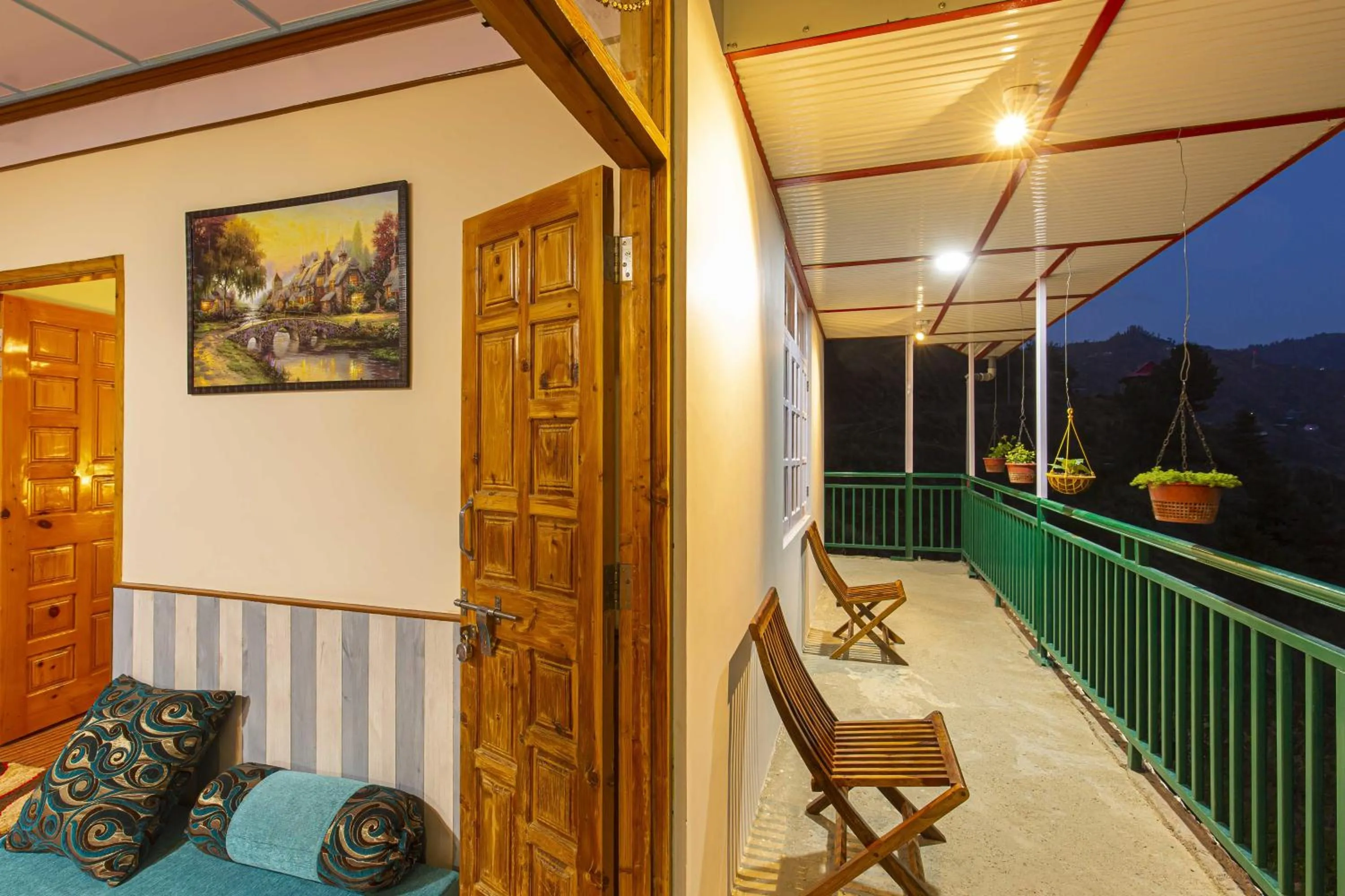 Balcony/Terrace in Zostel Homes Kotkhai (Shimla)