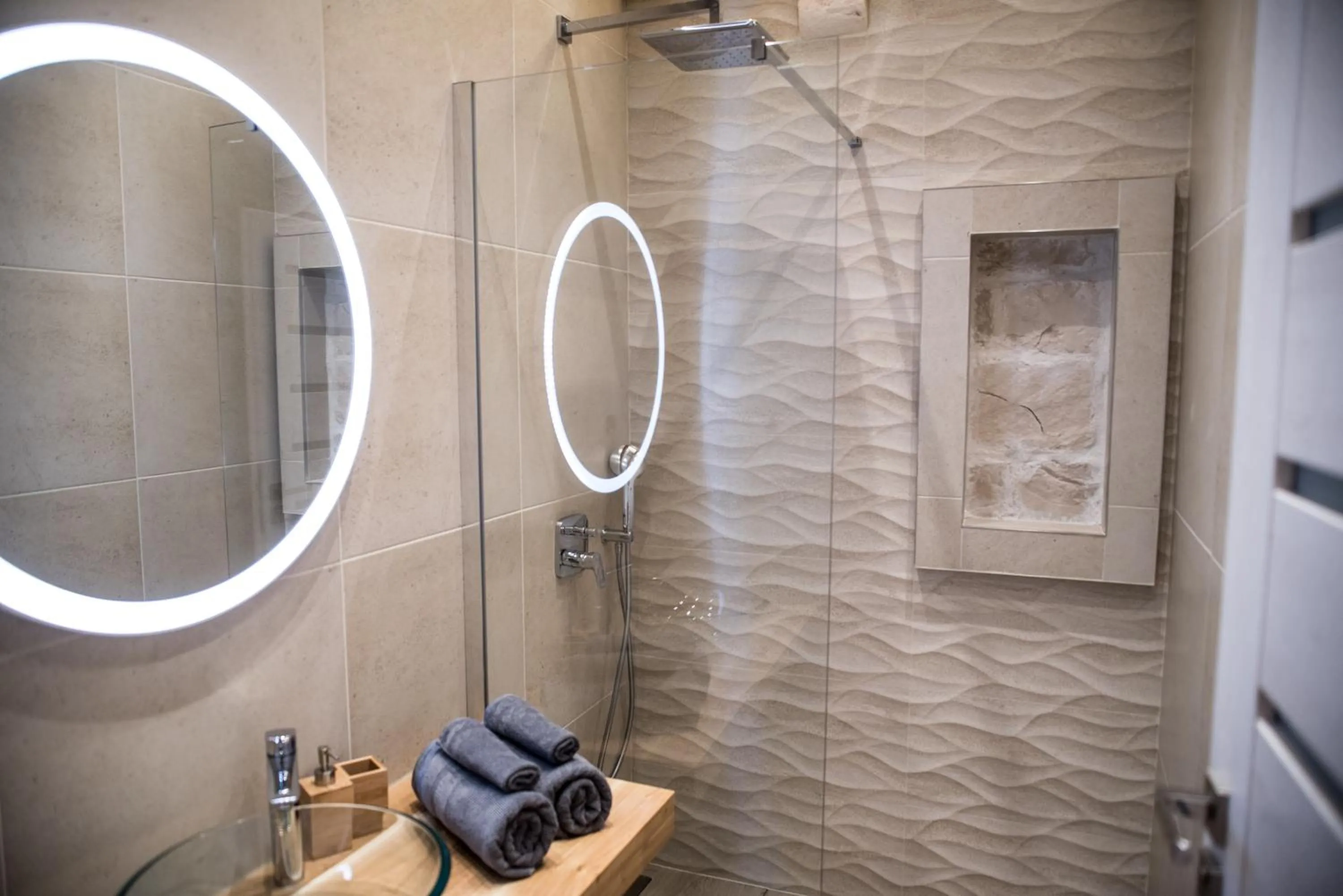 Shower in Limestone Heritage House