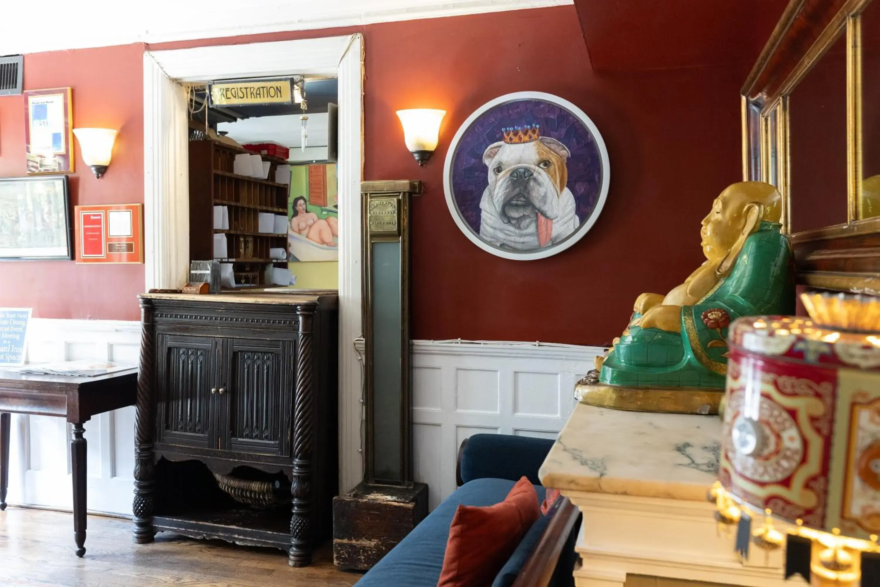 Lobby or reception in Hotel Tabard Inn Lobby or reception in Hotel Tabard Inn