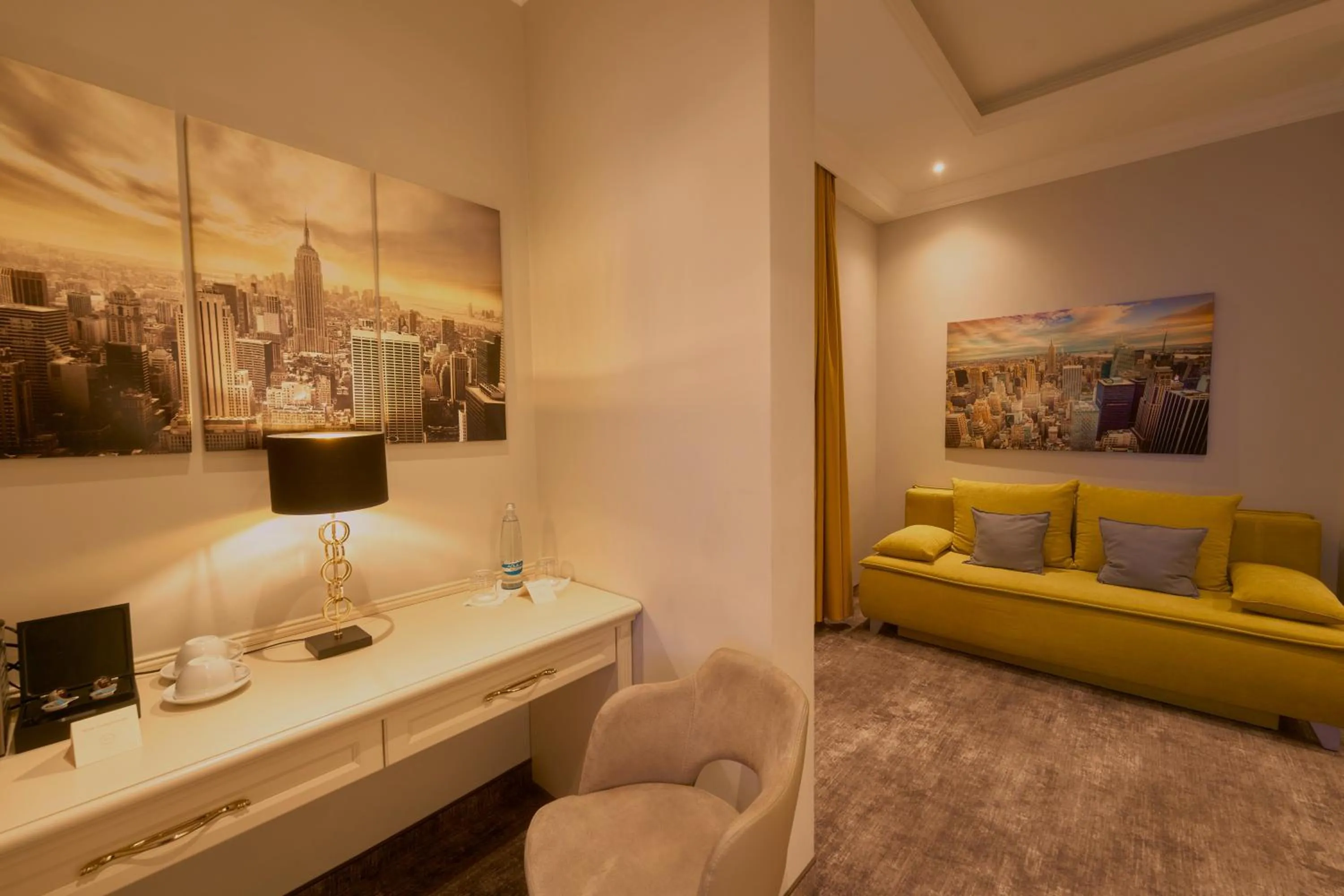 Seating area in Golden Key Boutique Hotel