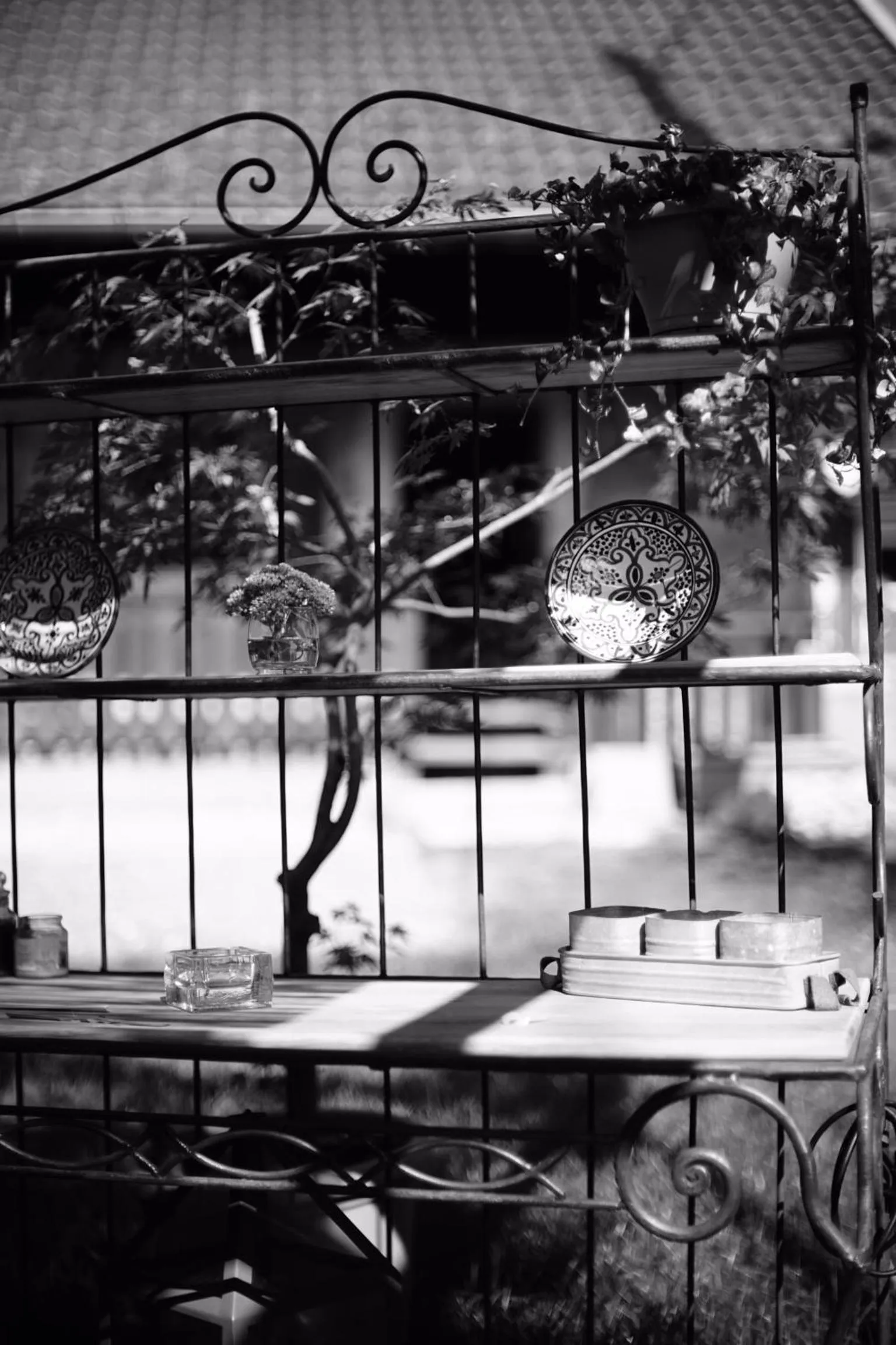 Garden view in Au Refuge de Blanche